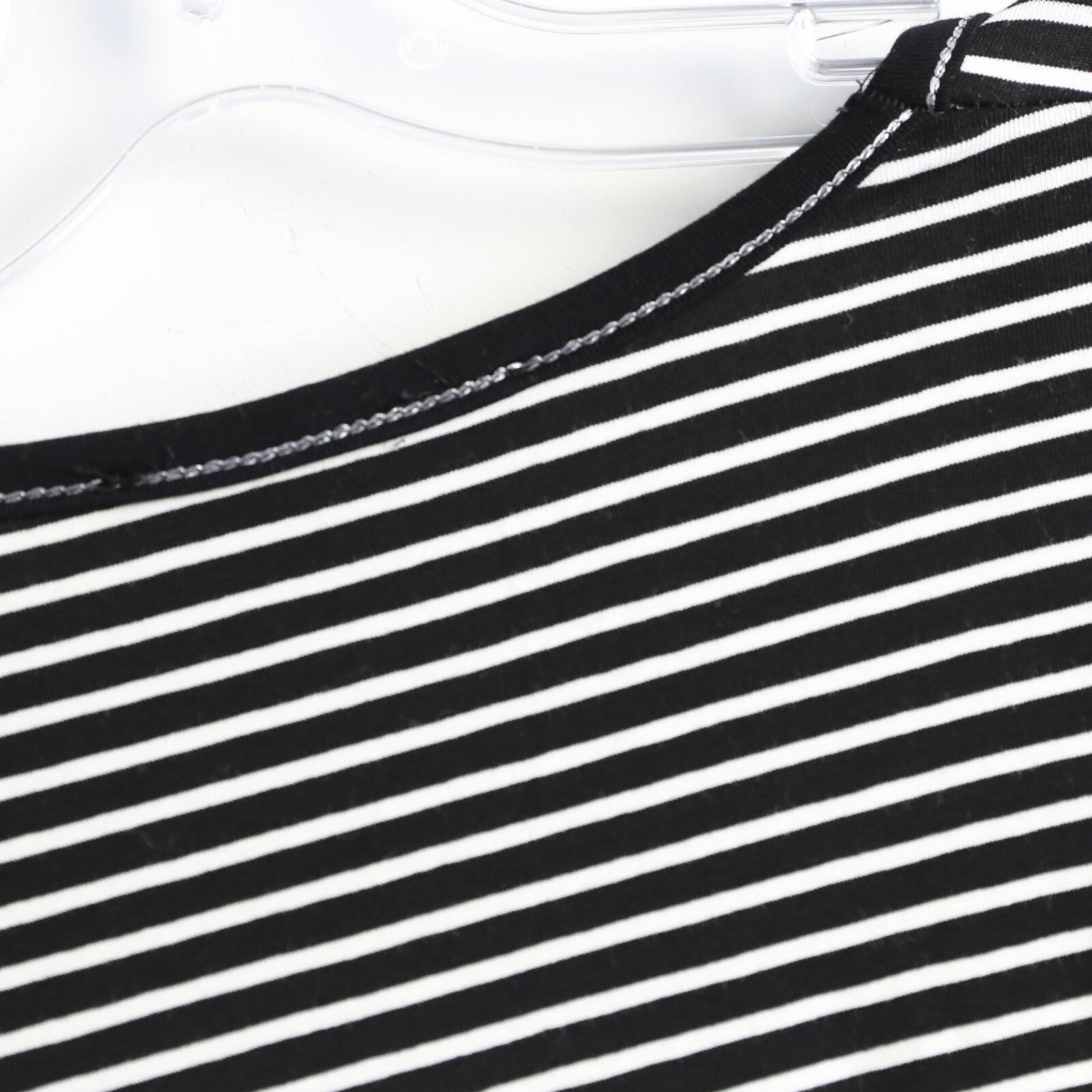 Toni T Plus Top black striped print 22 stretch tunic comfy decorative zipper