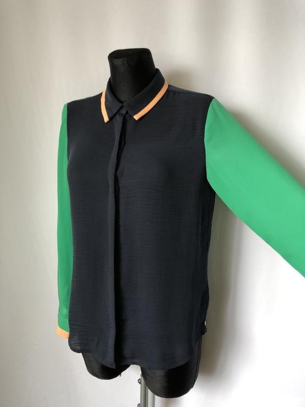 Women Scotch & Soda shirt navy polyester 34