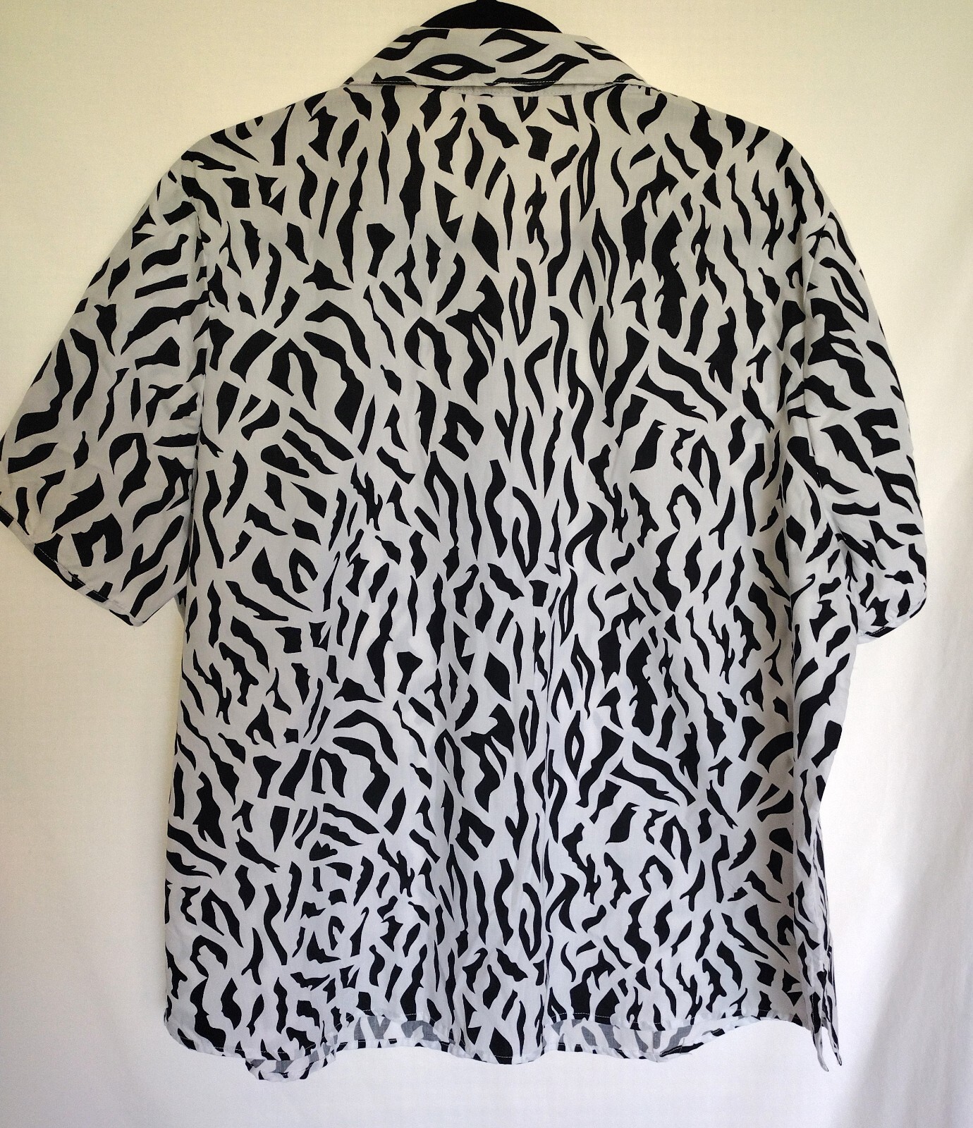 American Sweetheart Button Front Tunic Size XX Short Sleeve Style B4D Buttons