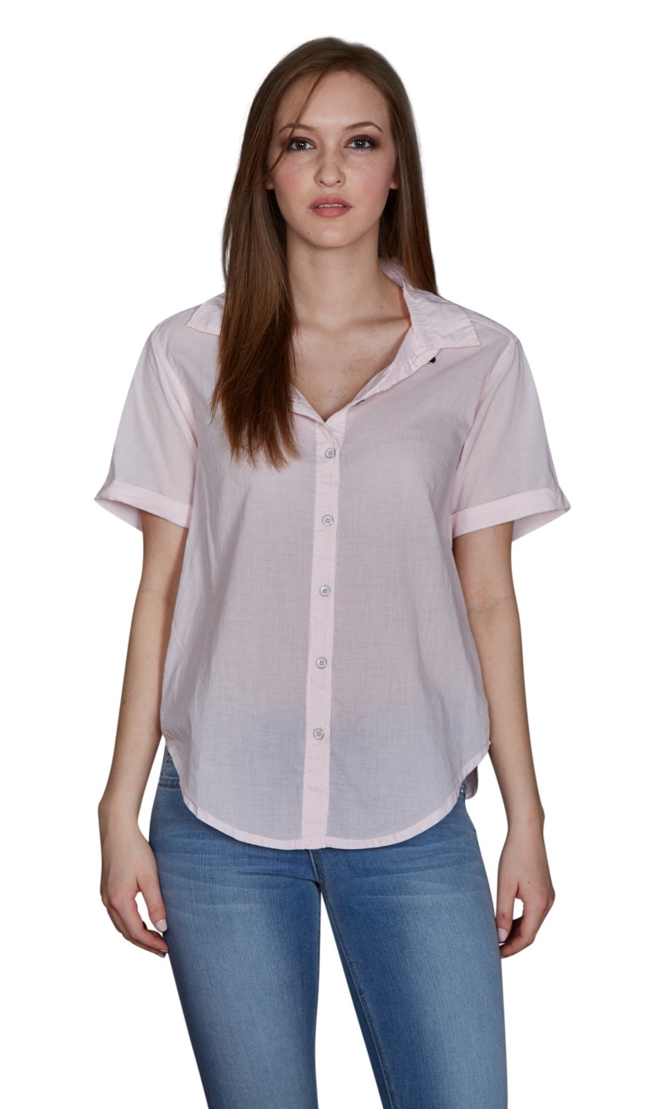 VELVET By Graham & Spencer Tinker Cotton Button Up Shirt Caress S $108 A4