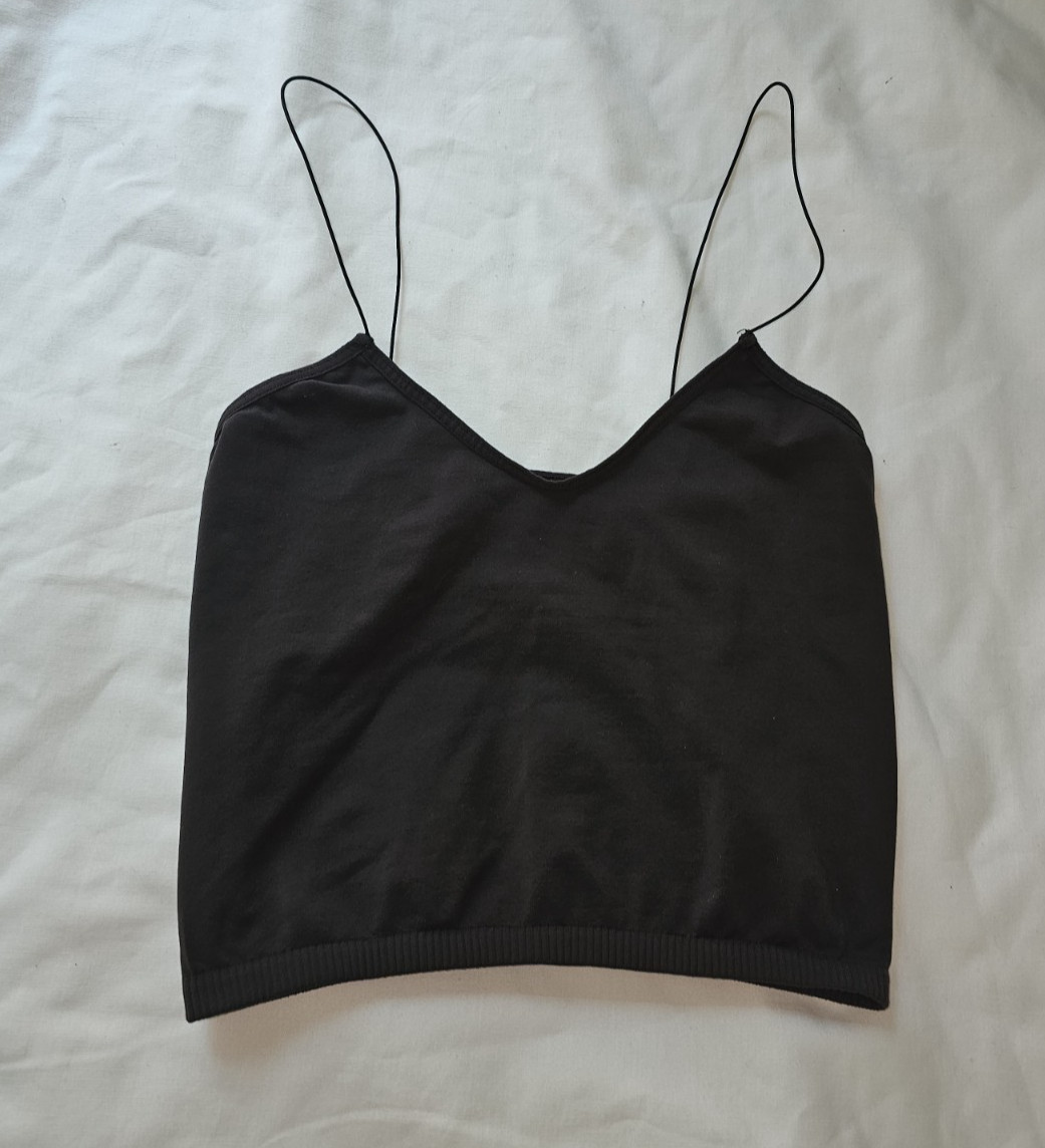 Intimately Free People XS/S Skinny Strap Brami Cami Top Brown Used
