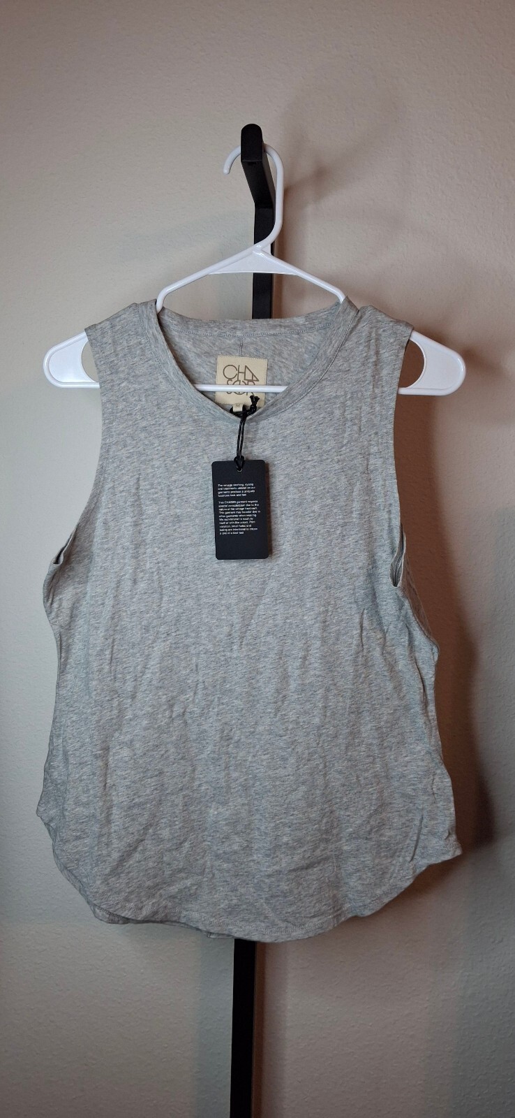 Chaser Women’s Grey Tank Top NWT size MChaser Women’s Grey Tank Top NWT size M