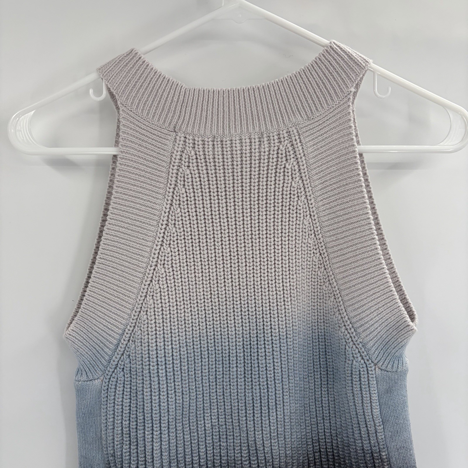 525 America Revolve Ombre Crochet Summer Boho Festival Knit Tank Top Size Xs
