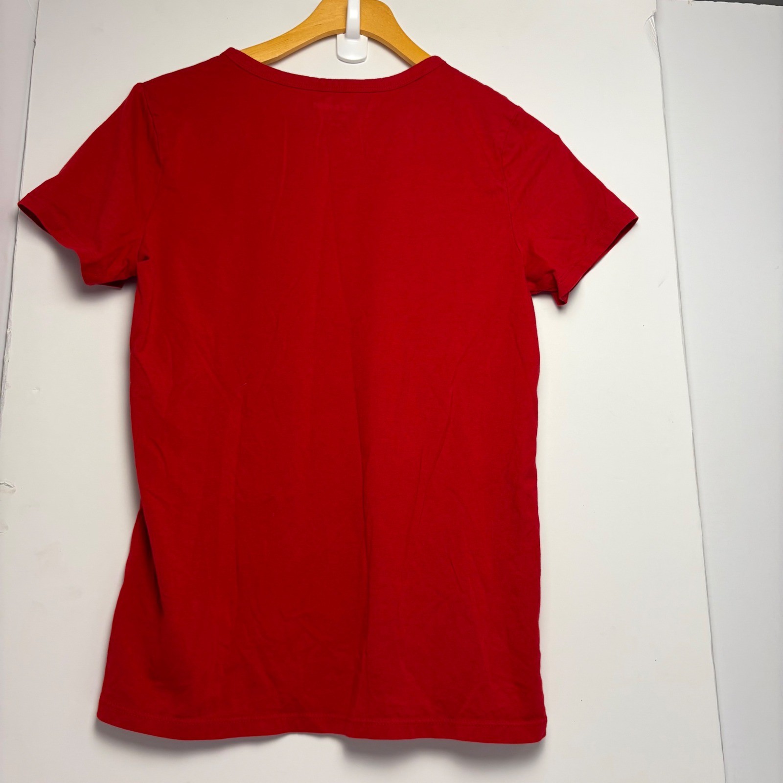 Joe Fresh Canada Maple Leaf Graphic Tee Red Cotton Short Sleeve Shirt Womens S