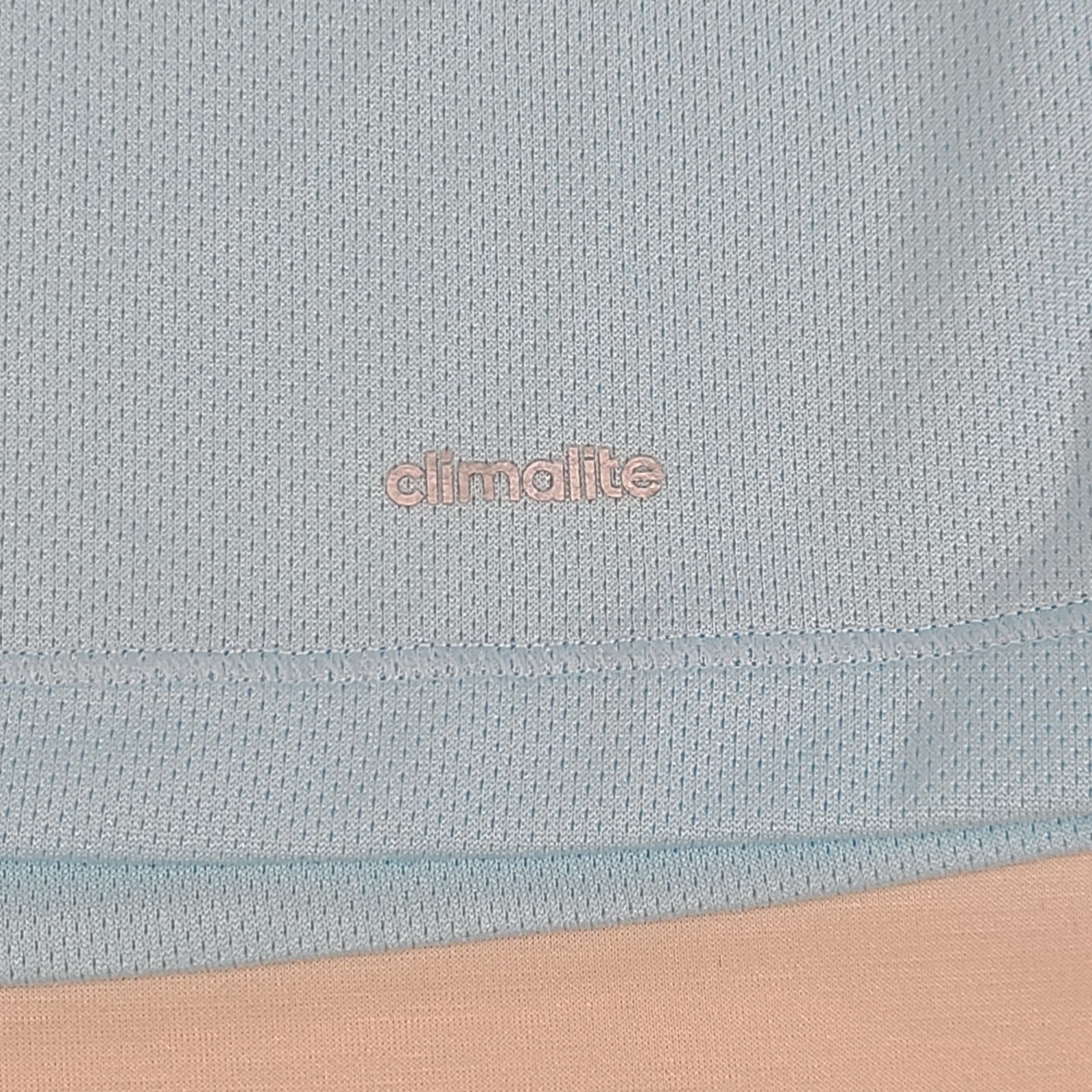 Adidas Shirt Womens Small Blue Climalite V Neck Training Workout Casual