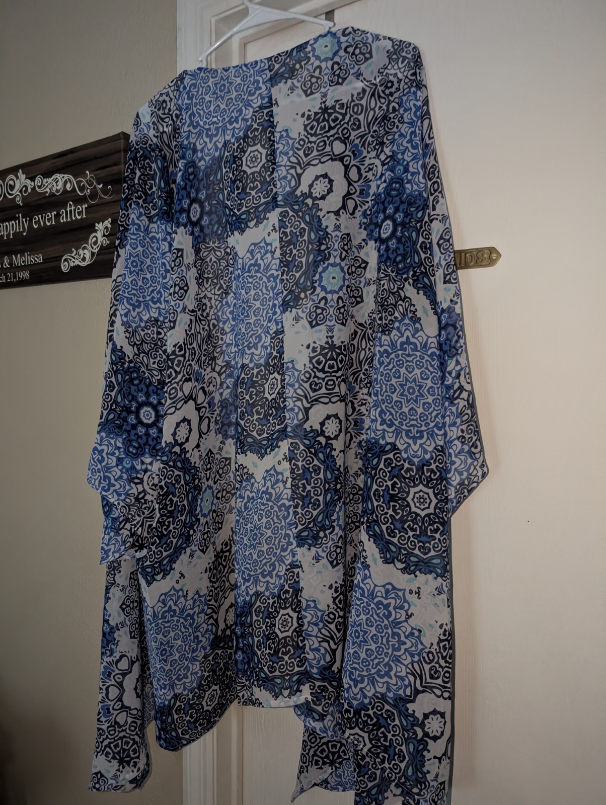 K. Jordan sheer open-front kimono cardigan Size 3x