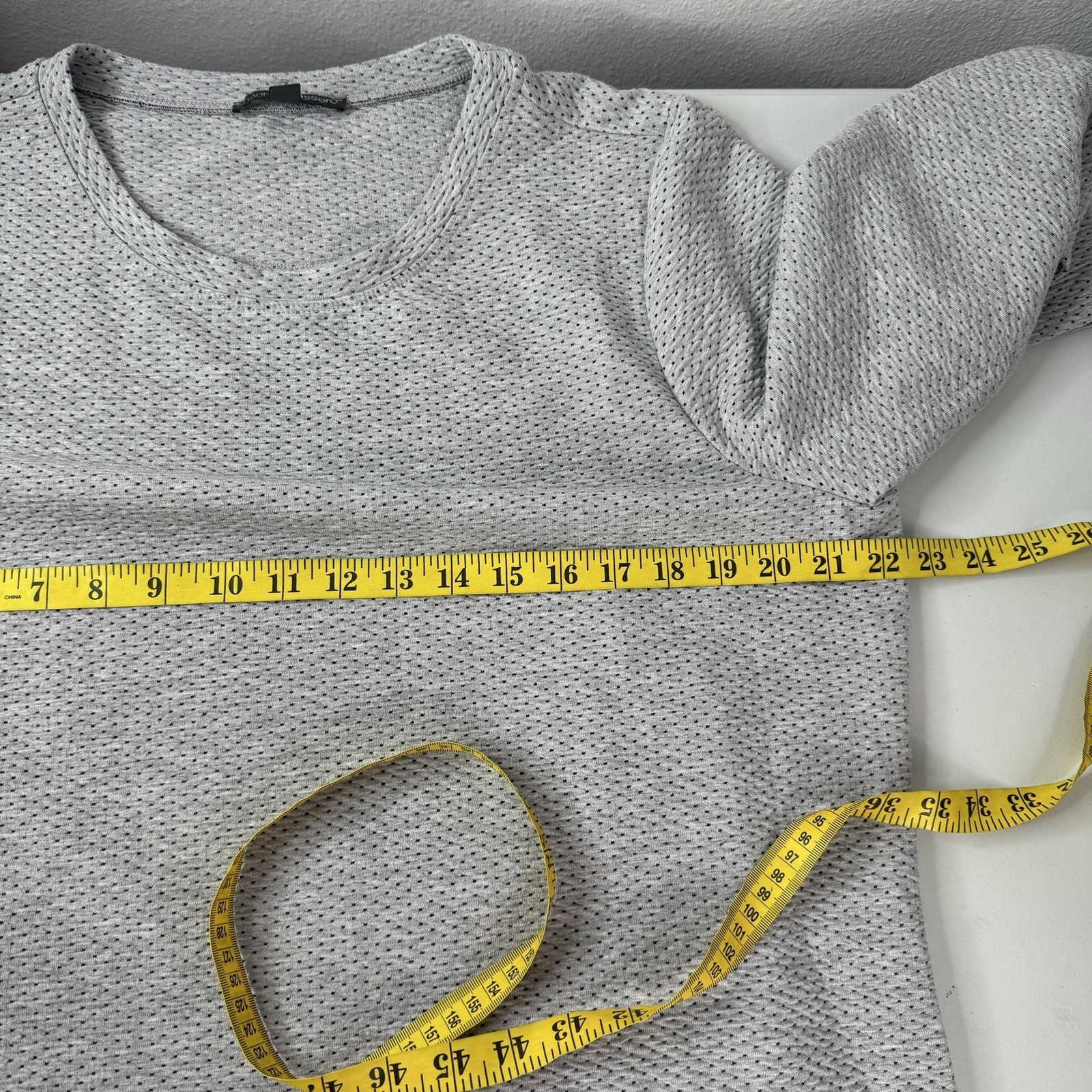 Shannon Passero Tunic Top Womens L Gray Pockets Heavy Weight Knit Relaxed