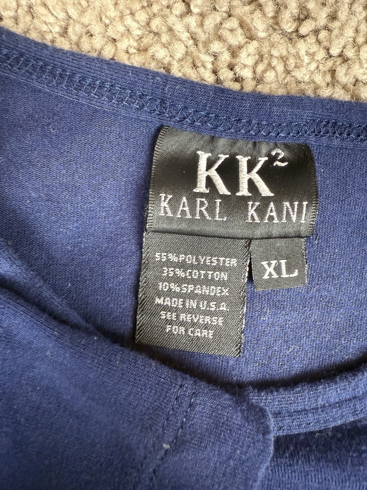 Karl Kani T Shirt Women’s XL Blouse Vintage Y2K Hip Hop