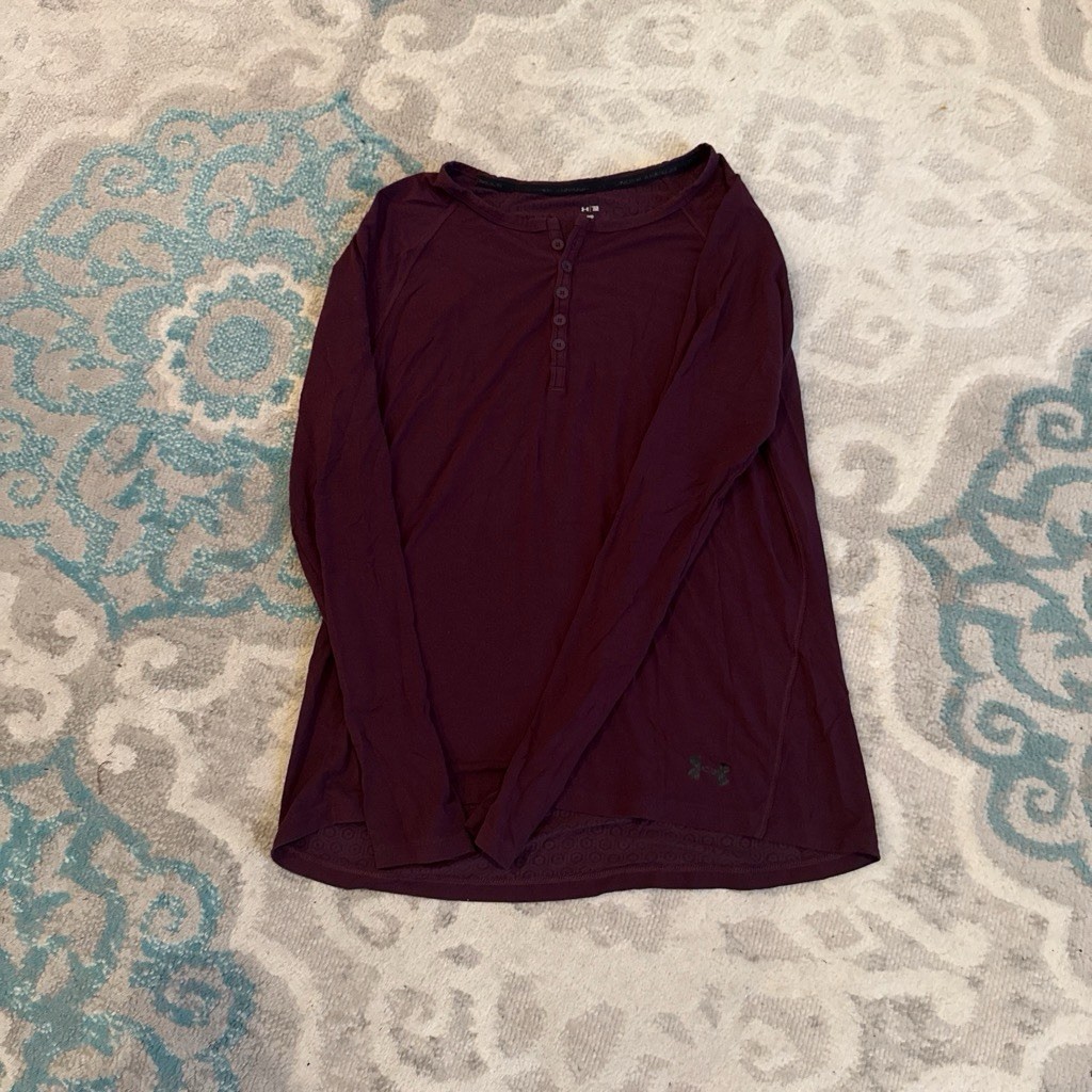 Tom Brady for Under Armour Woman’s Recovery Henley Shirt Size Medium