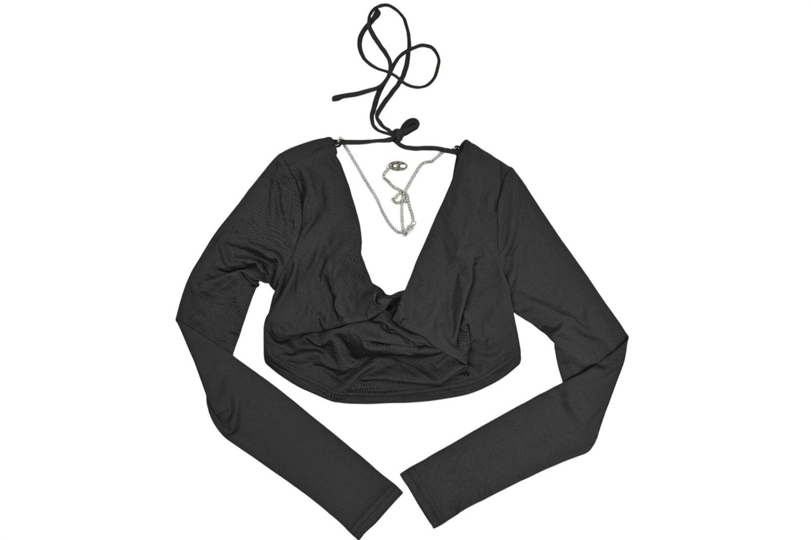 Outcast Felicite Long Sleeve Top in Black