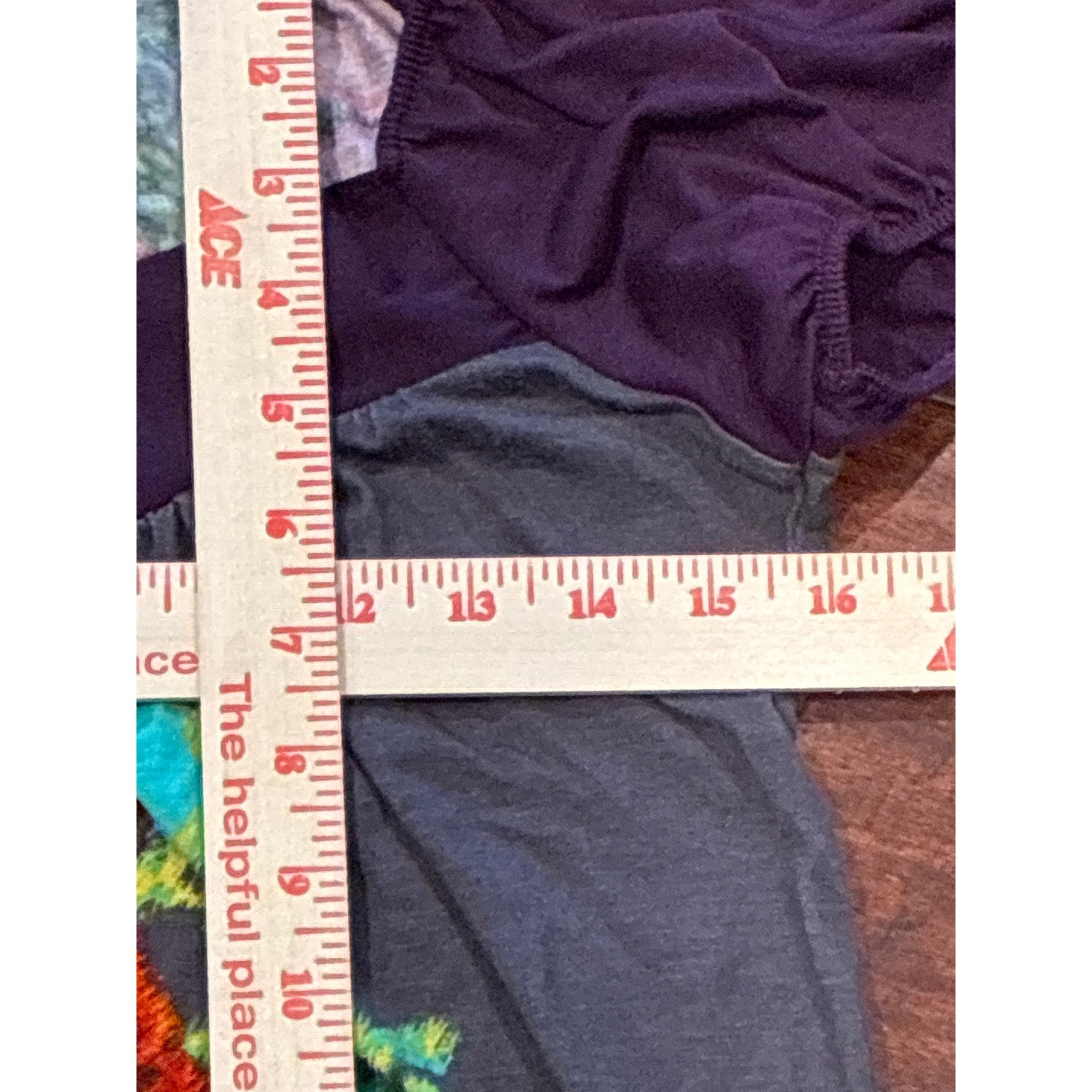 Julie’s Closet Floral Top Womens Medium Grey Purple Cap Sleeve V-Neck NWT