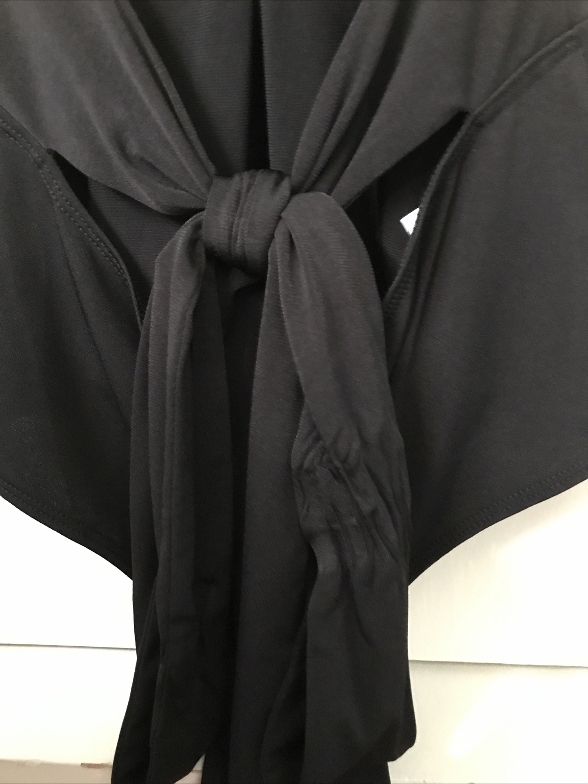 BCBGeneration Sleeveless Black Tie Back Bodysuit Size M Medium NWT
