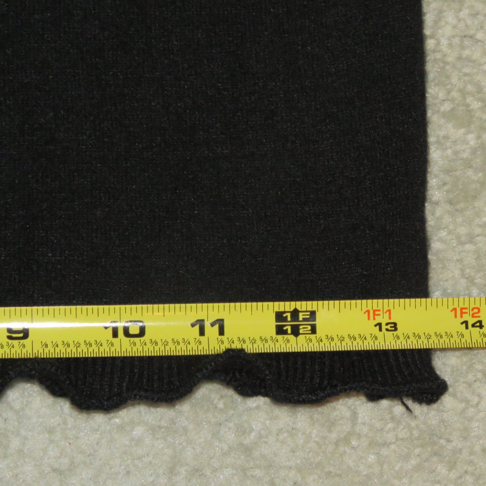 Vero Moda Sleeveless Black Knit High Neck Top Ruffle Trim Neck/Arm/Hem Small