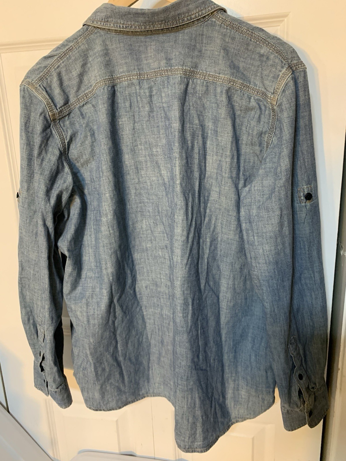 Lauren Ralph Lauren Women’s Sz XL Denim Cotton Shift Dress Blue