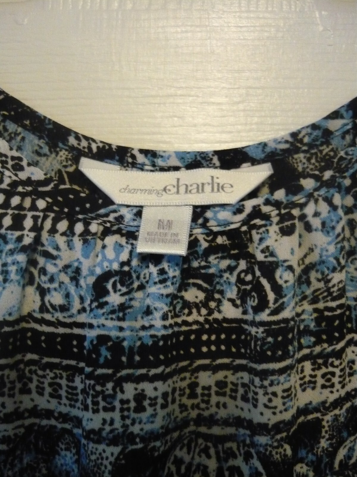 Ladies Medium Spaghetti Strap Blouse Top, by Charming Charlie