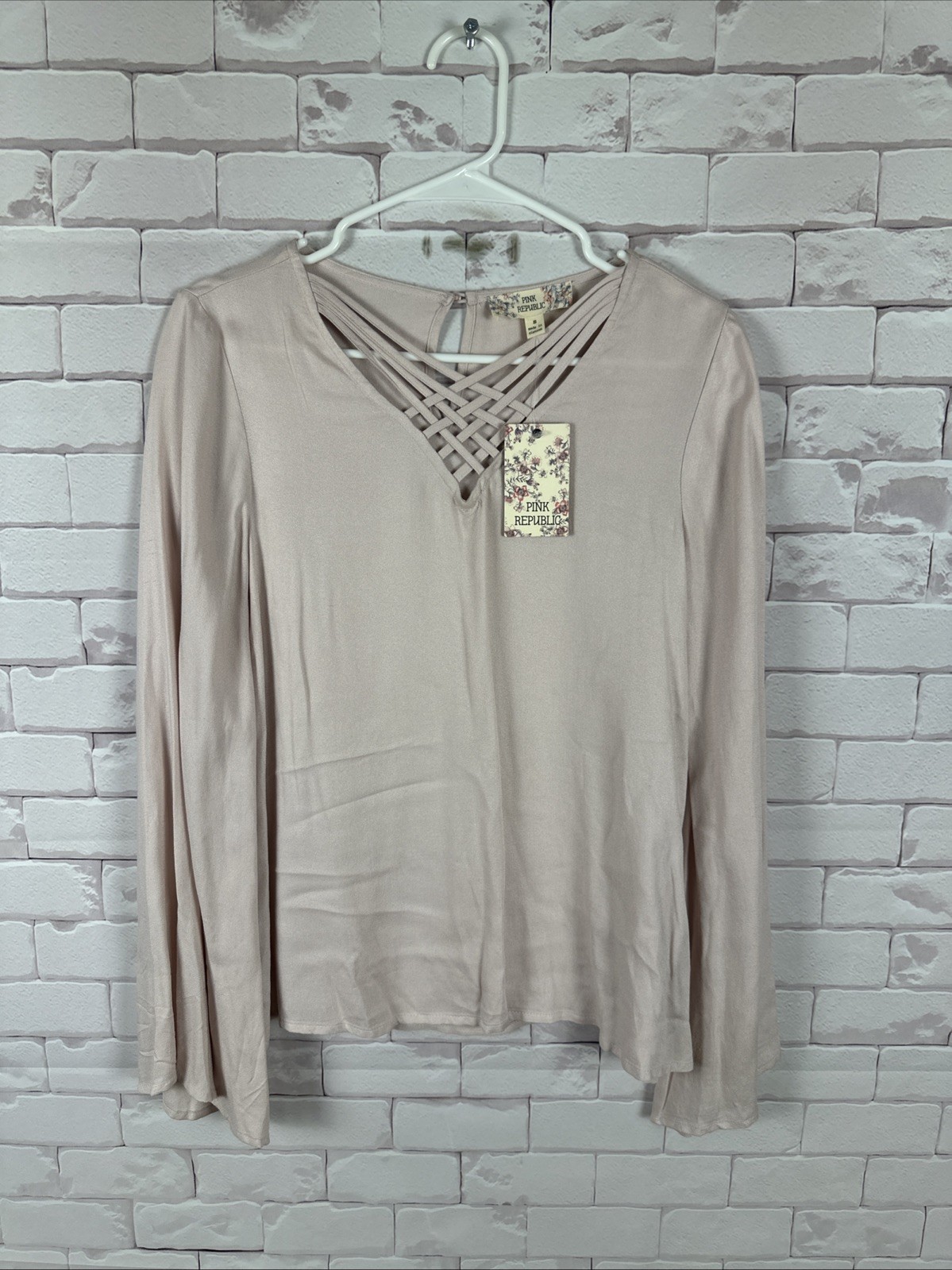 New Pink Republic Women’s Long Sleeve Shirt Sz S