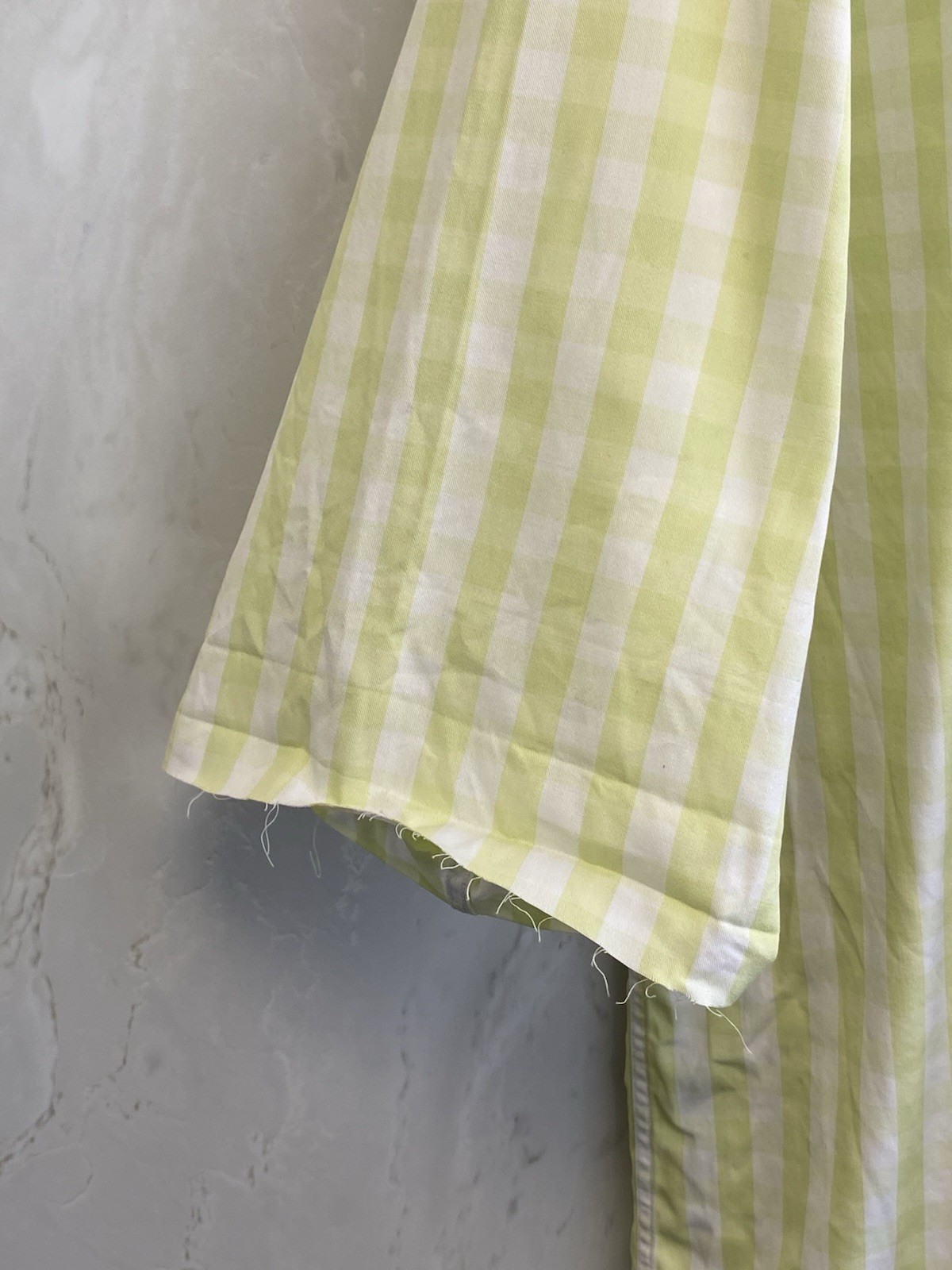 Gant Lime Green Gingham Check Regular Fit Short Sleeved Button Down Shirt UKL PN