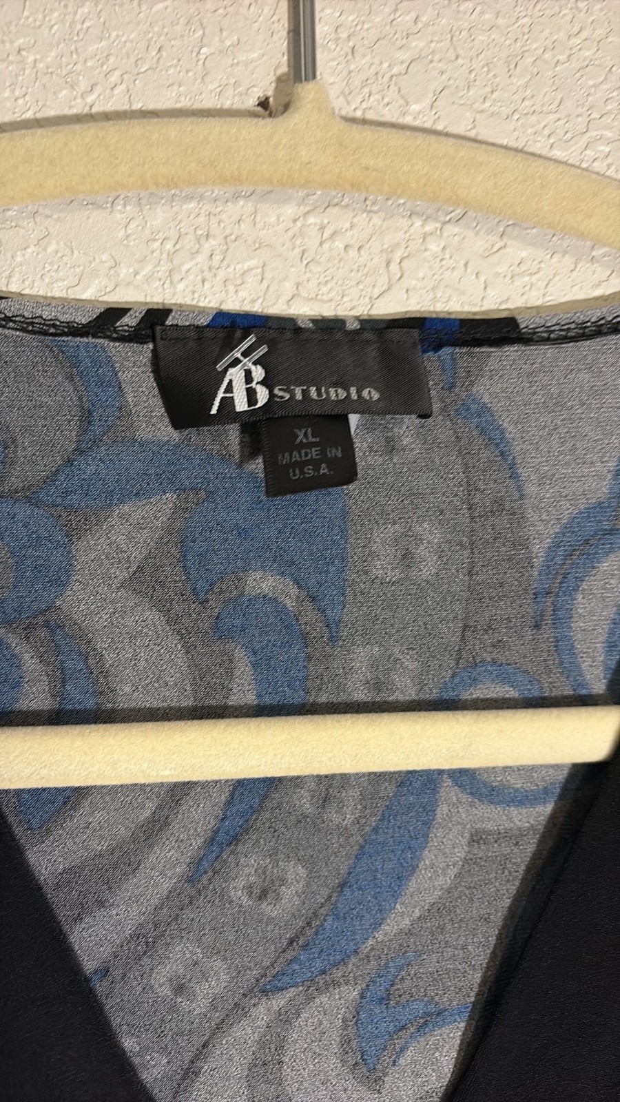 AB Studio Vintage Y2K Empire Waist Paisley Tunic Top – Size XL