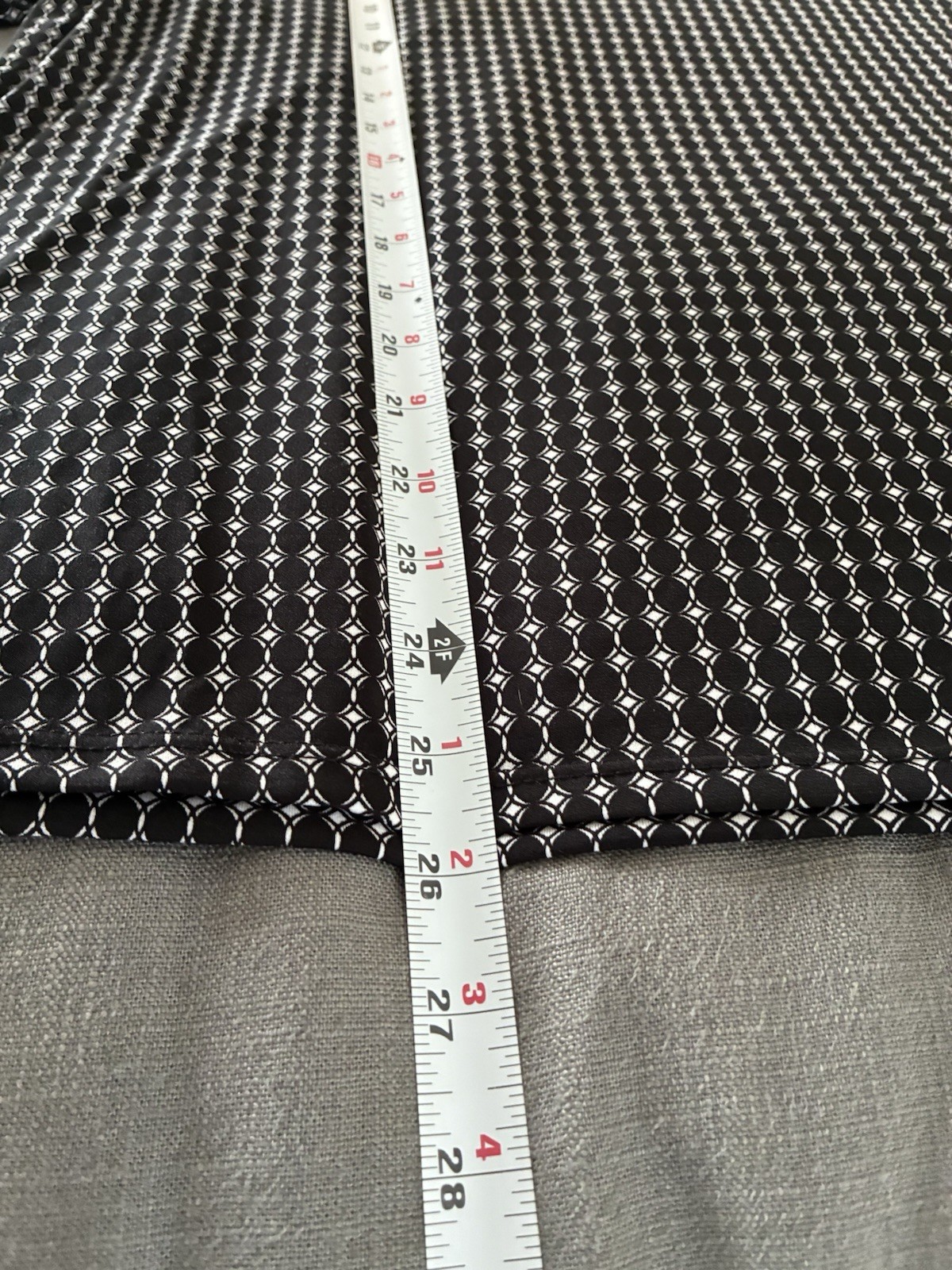 Diana Bell Women’s Top Size Large Black and White Long Sleeve