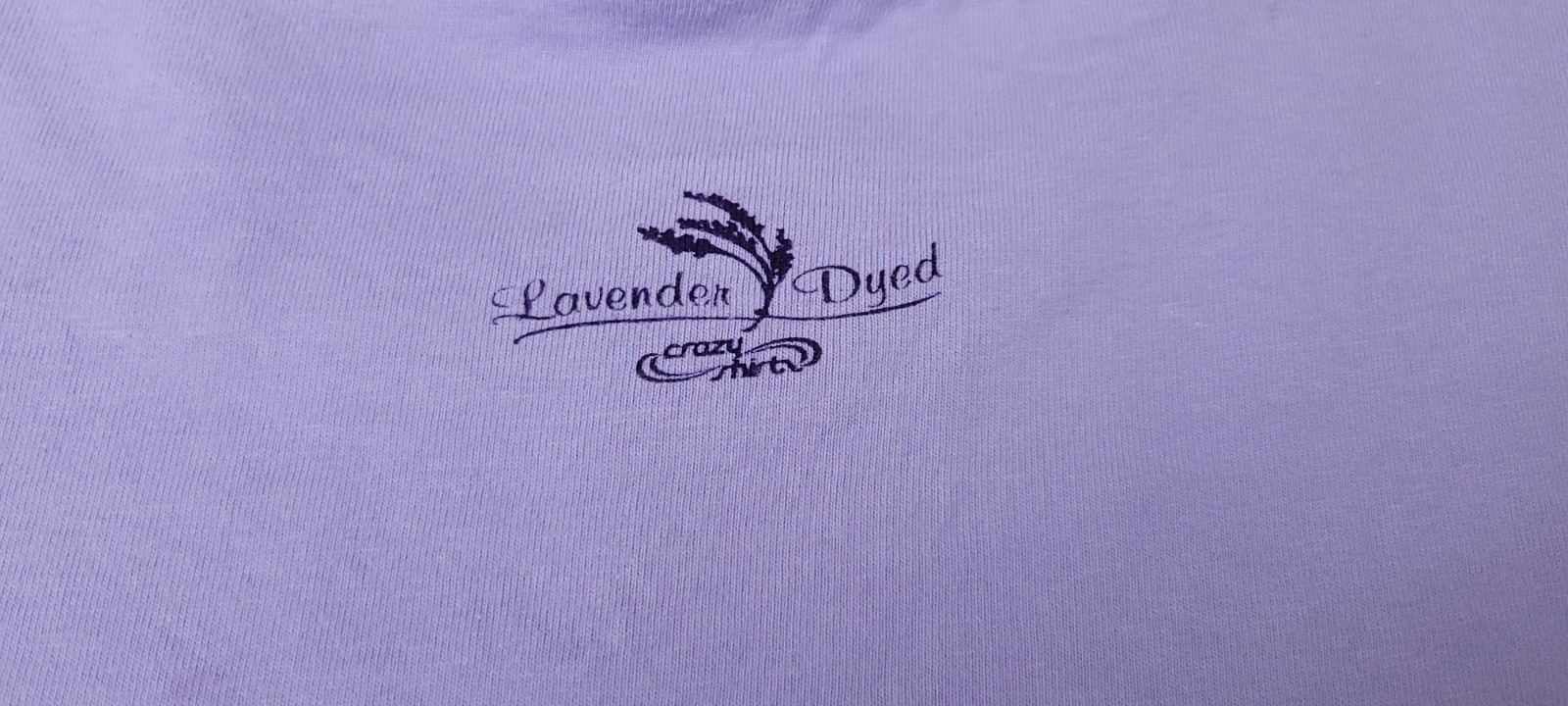 Crazy Shirts High Quality Women’s Lavender Dyed Oceana Stripe Long Sleeve M