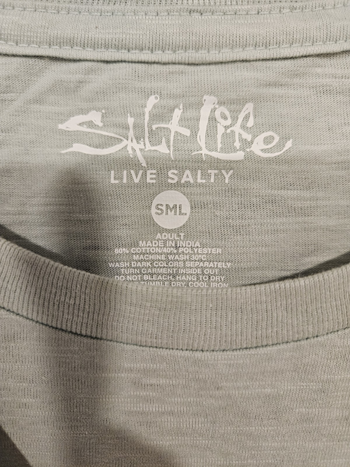 Salt Life Sunrise To Sunset Womans T-Shirt Light Green Size Small Live Salty NWT