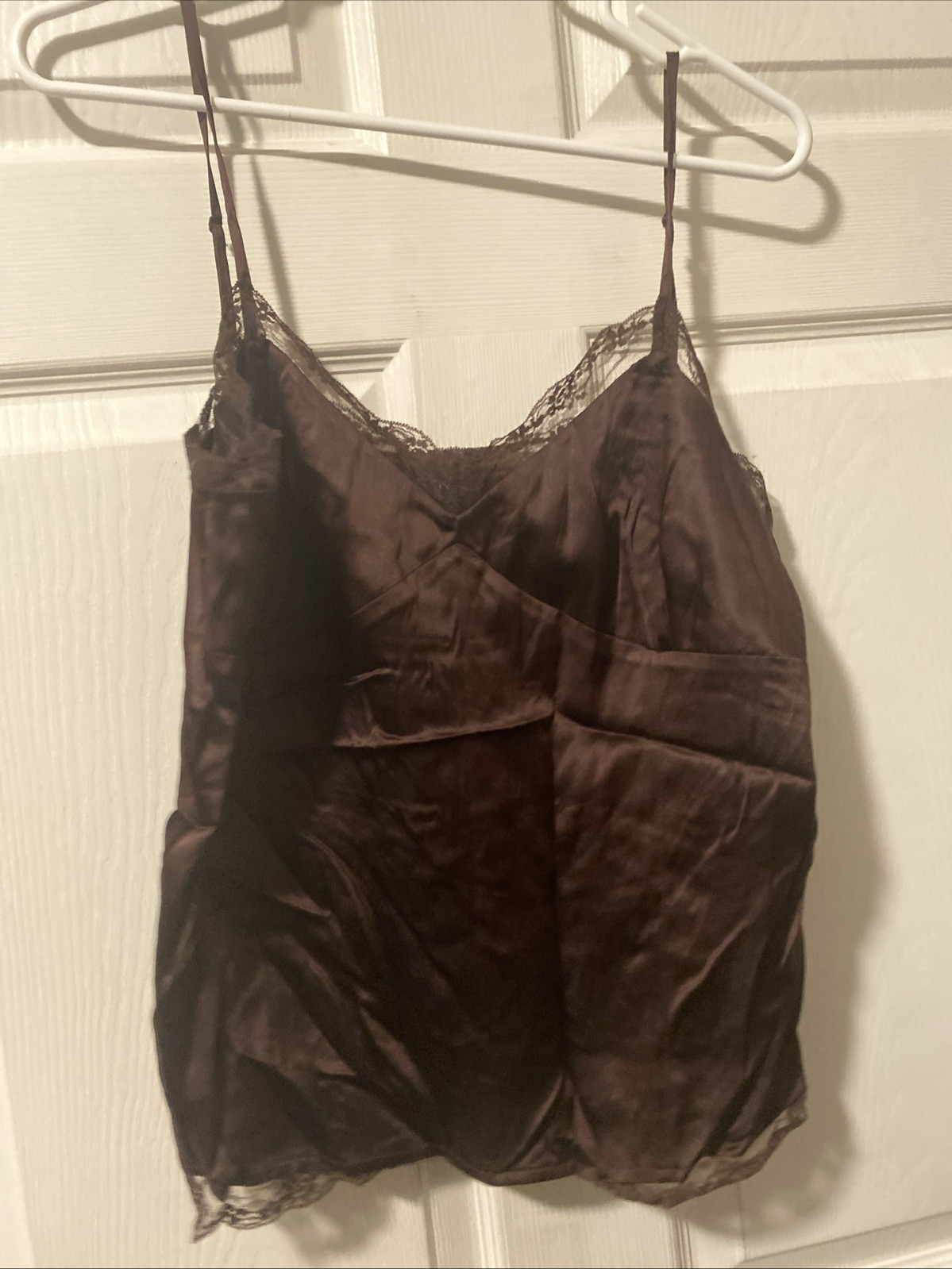 Y2K Context Lace Strap Brown Tank – Sz 12