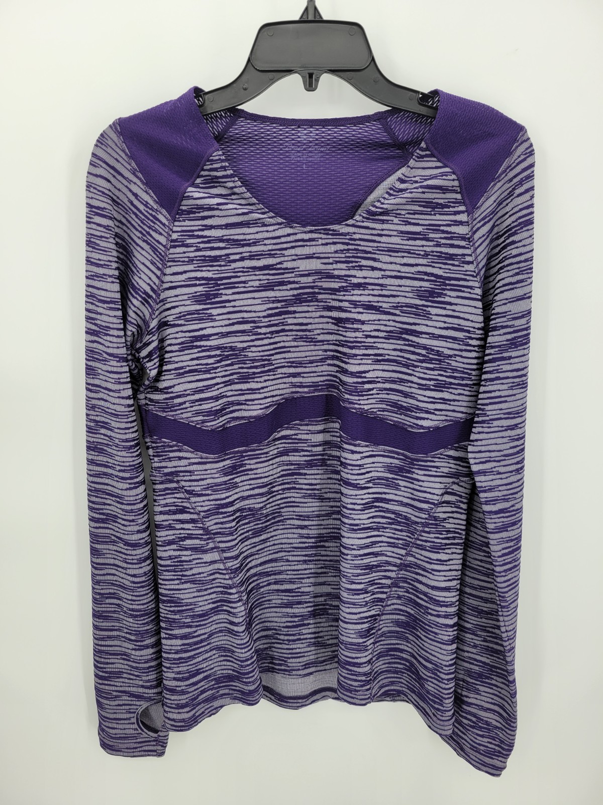 Pearl Izumi Activewear Top Womens Large Purple Space Dye Mesh Trim Outdoor