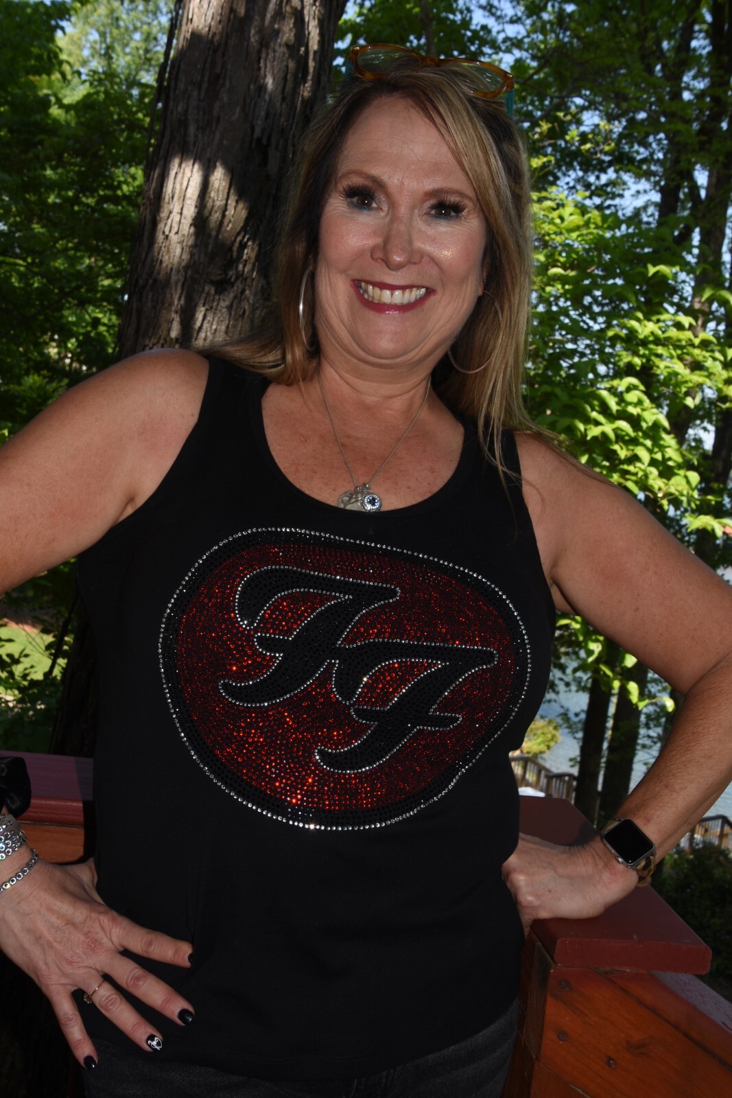 Foo Fighters rhinestone bling shirt or tank XS S M L XL XXL 1X 2X 3X 4X 5X