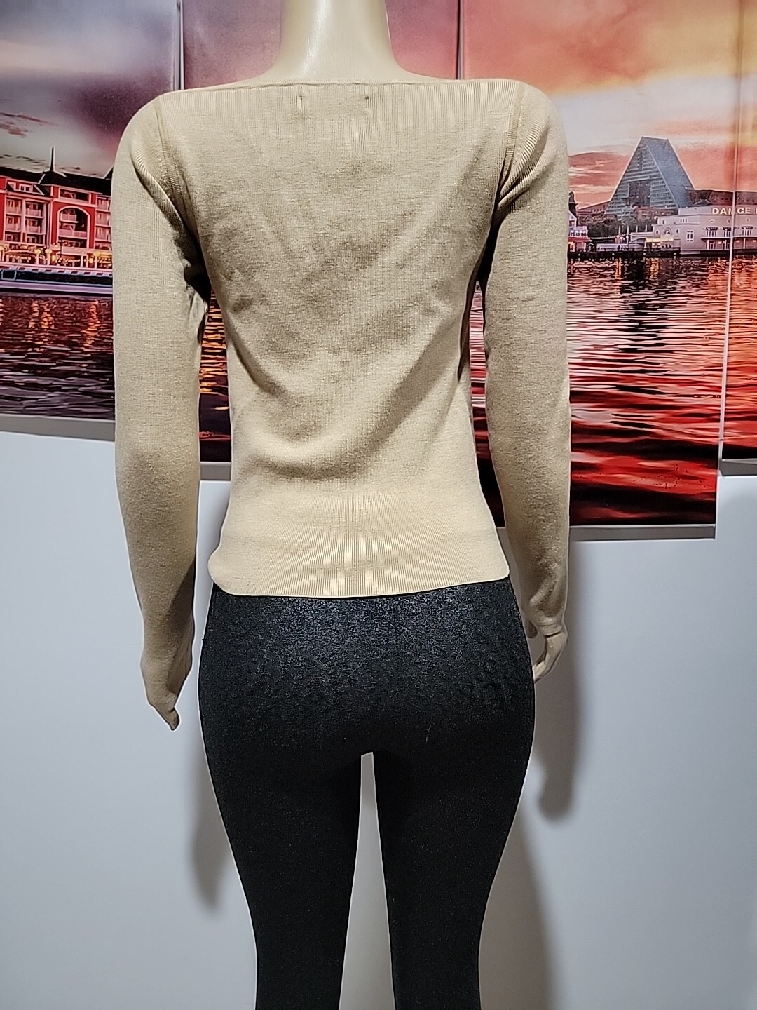 Plein Sud Brown Size 38/6 Long Sleeve Women’s High Quality Sweater #7