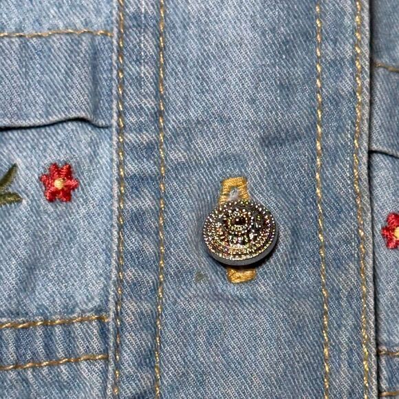 Betty Barclay button down blouse denim vintage