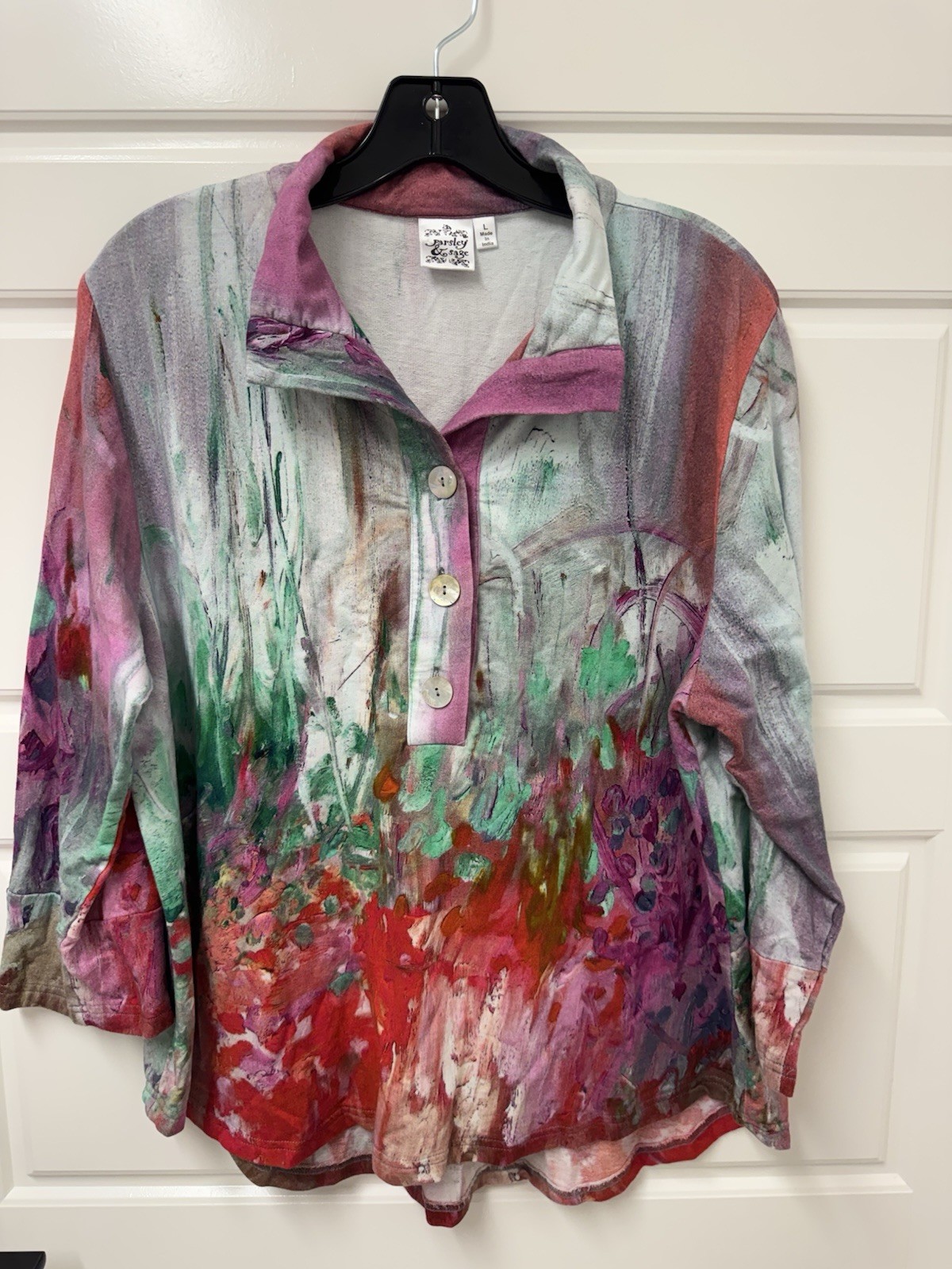Large Parsley & Sage Top Blouse Nice! A3