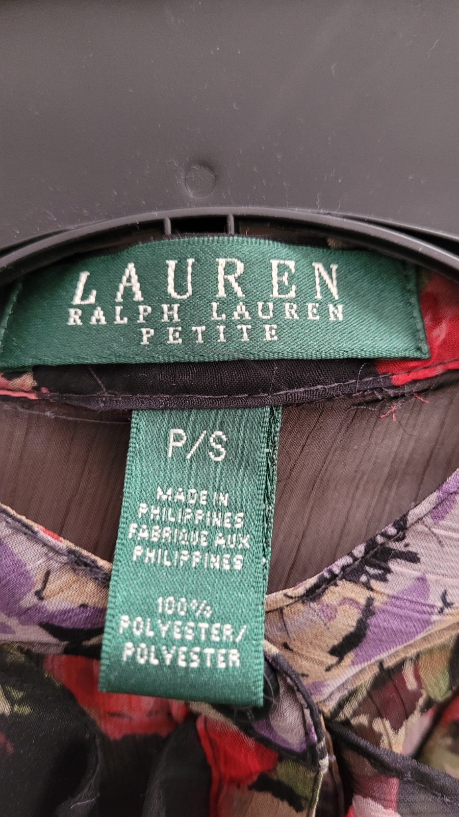Ralph Lauren Petite Small (P/S) Polyester Blouse Pre-owned