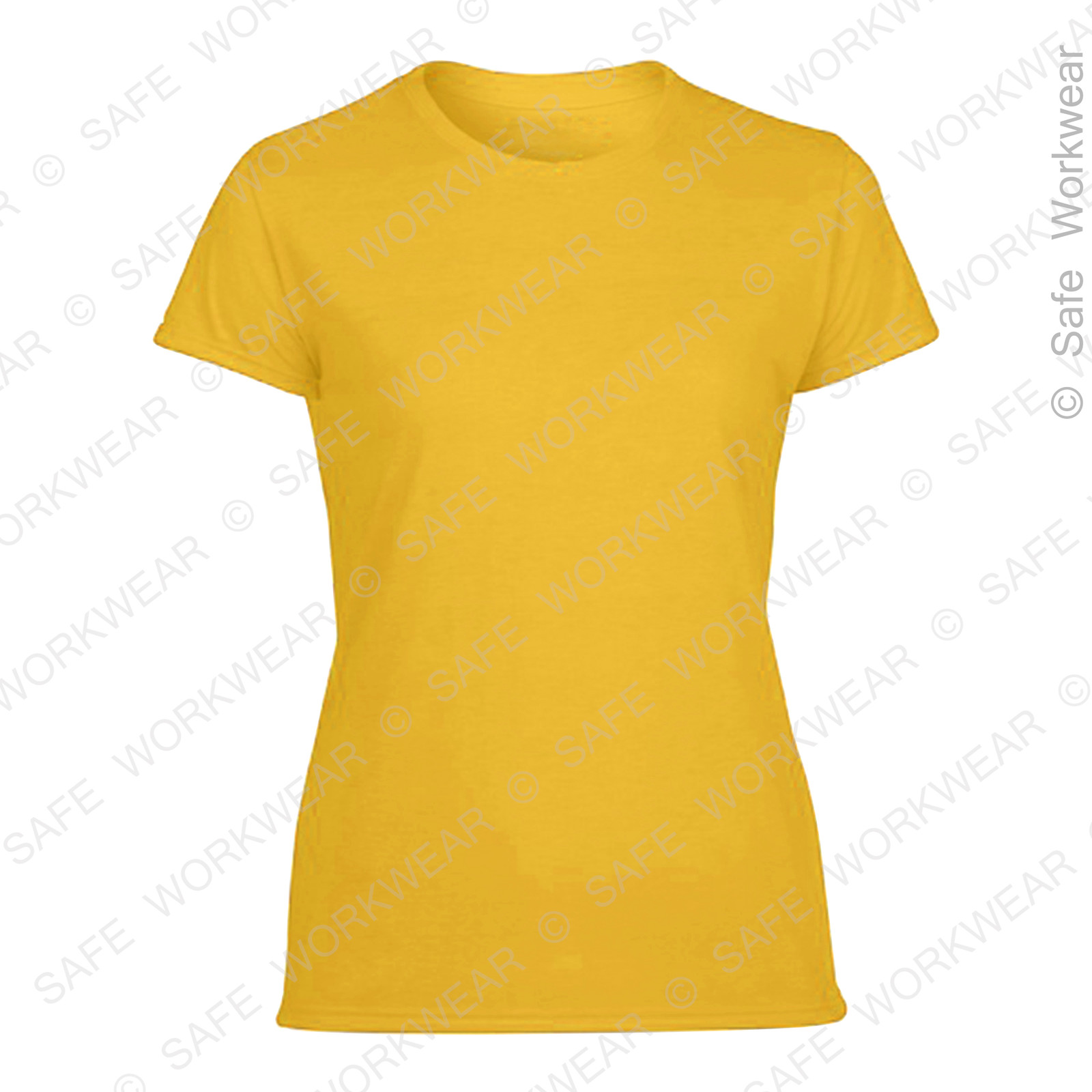 Ladies Plain T Shirt – All Colour & Sizes – Quality Cotton Girls Tight Fit Top