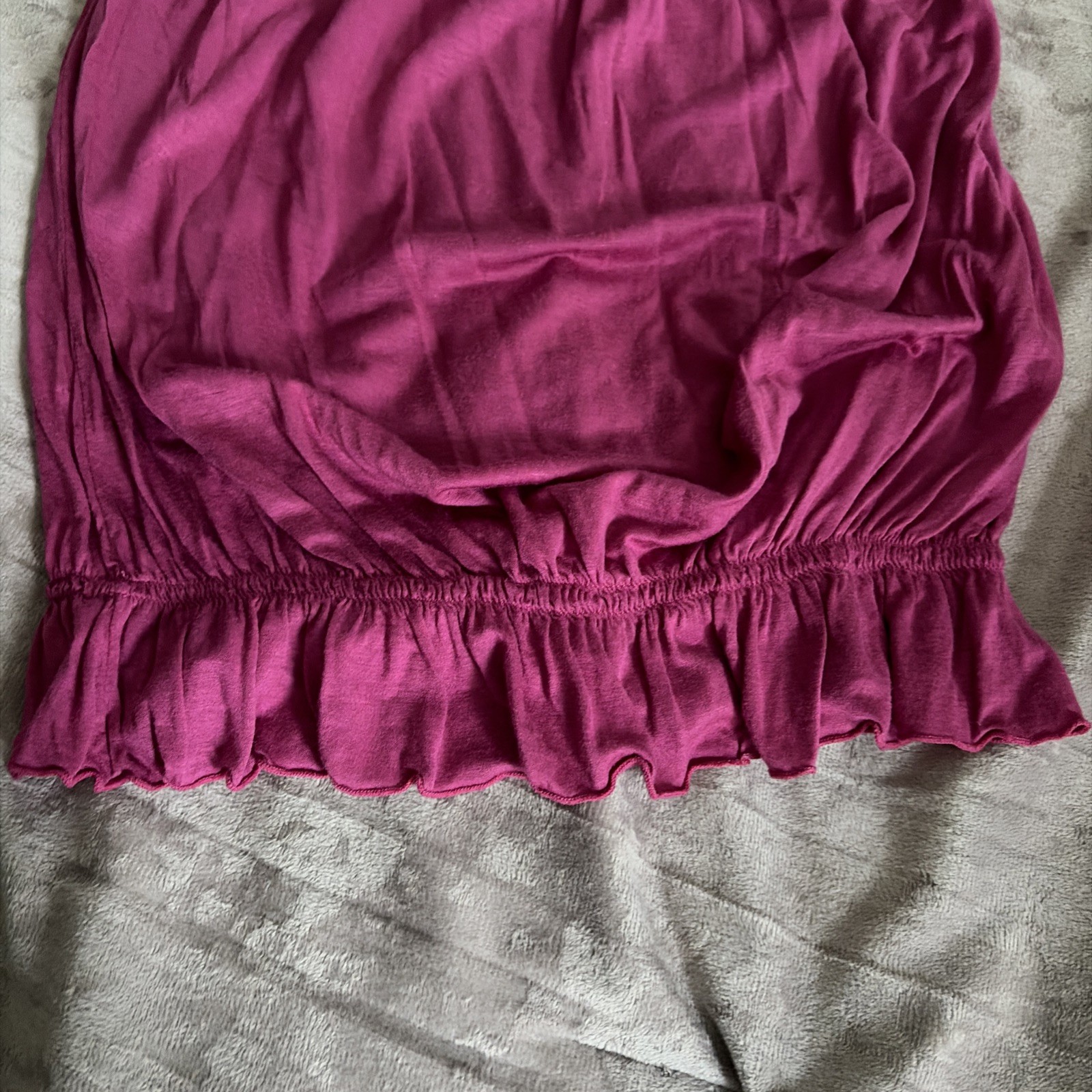 Cosabella Womens Purple Square Neck Spaghetti Strap Tank Top Size S