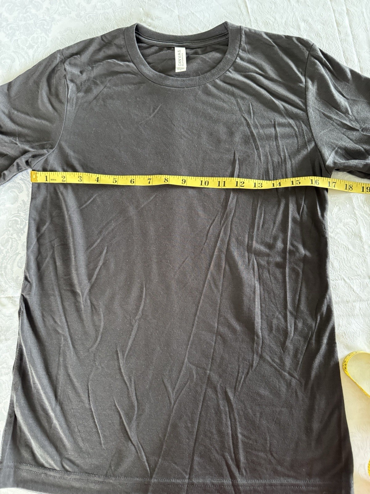 Bella Canvas Gray T-Shirt Size Small Dark Gray