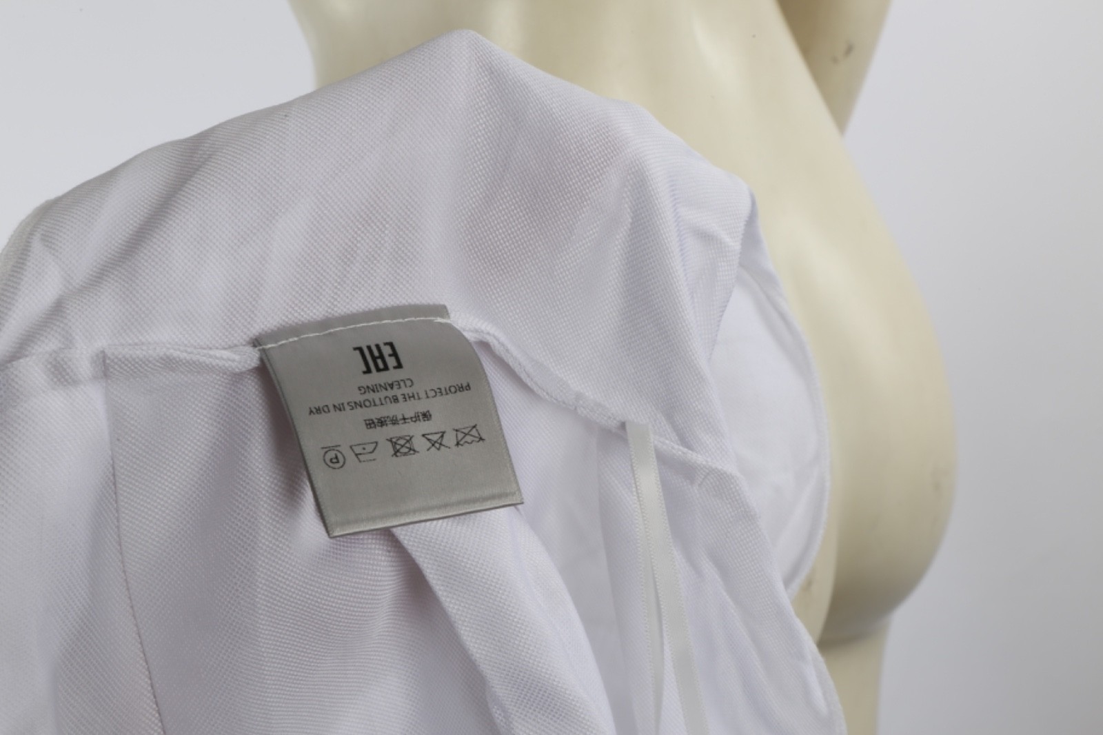 White One Shoulder Rosette Top Size S Ruched Drape Asymmetric Cotton Blouse
