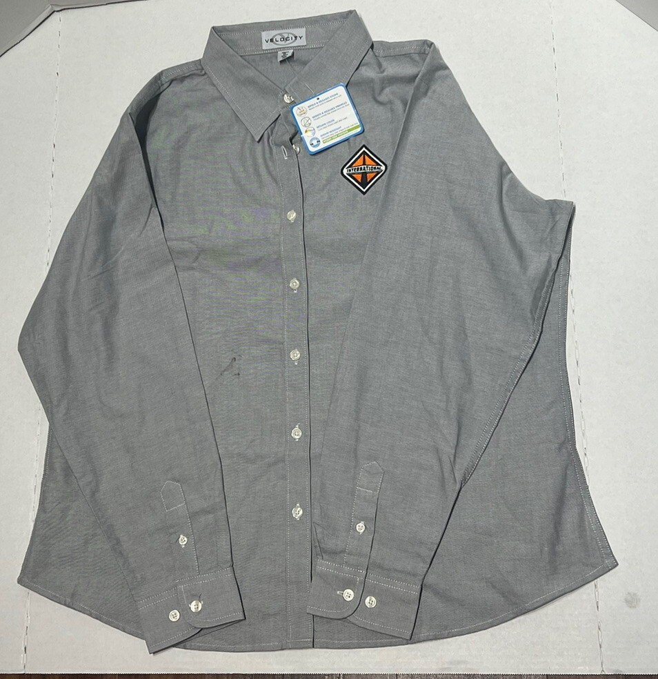 International Trucking Vantage Long Sleeve Work Dress Shirt NWT Women’s XL