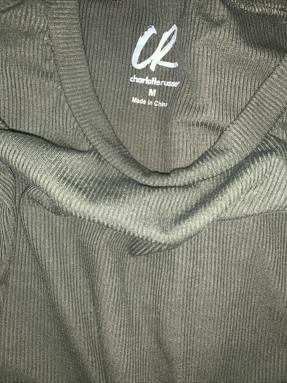 Charolette Russe NEW Longsleve Top M (retail Price $24.50) Sale Price $12.50
