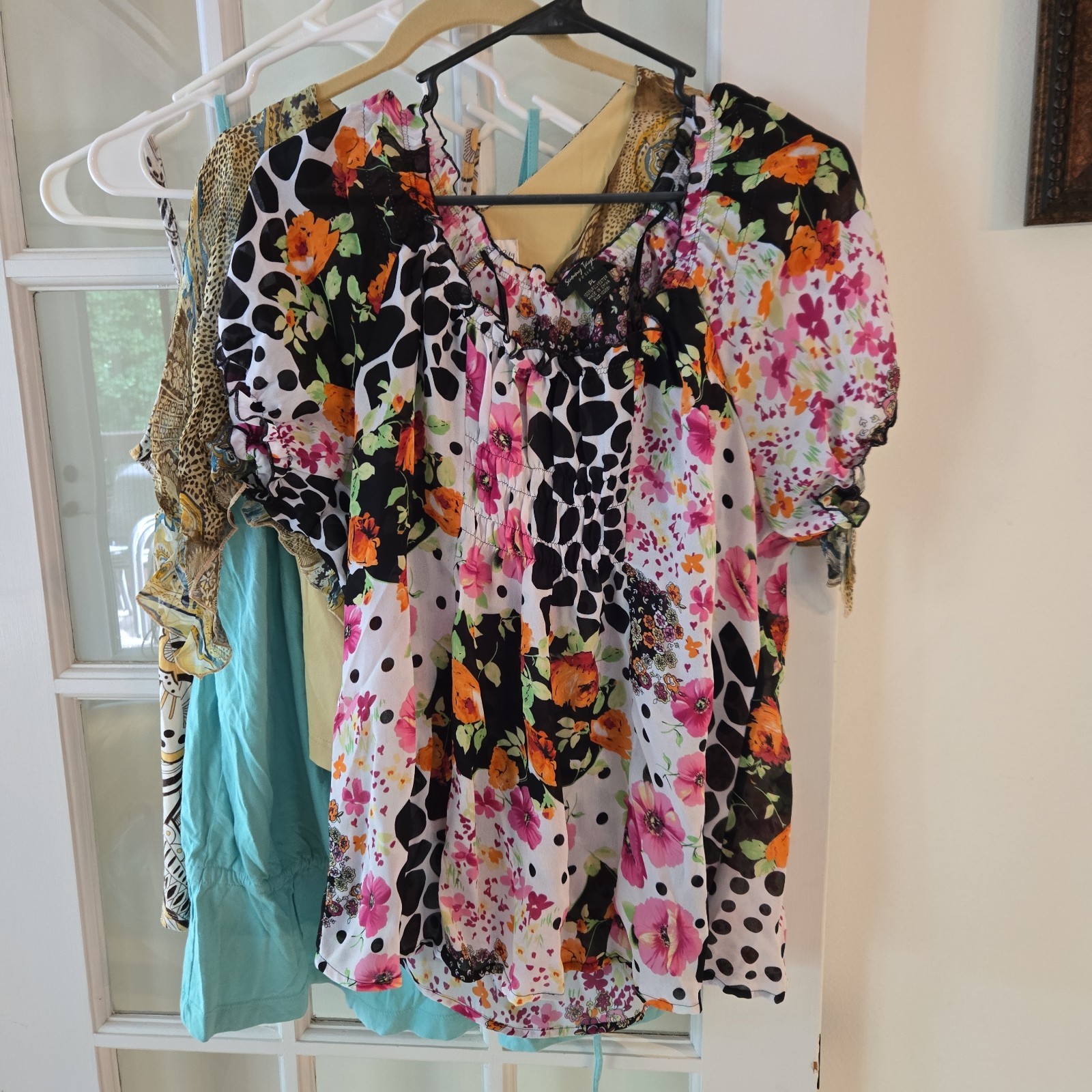 Lot of 11 Women’s Large Mixed Brands and Colors Sleeveless & Short Sleeve Shirts