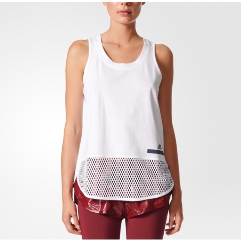 NEW! Adidas x Stella McCartney Mesh Tank Top in WHITE (XS)