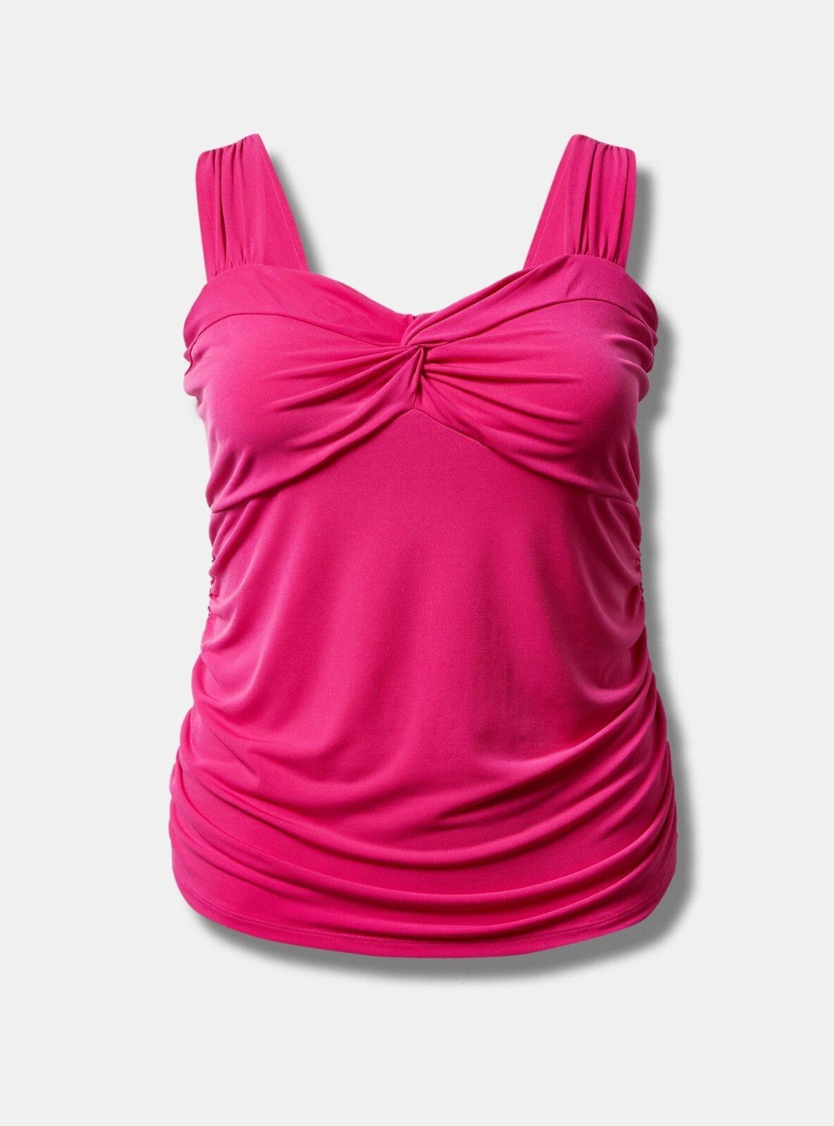 Torrid Studio Knit Sweetheart Twist Top Pink 3 3X 22 24 #G20289