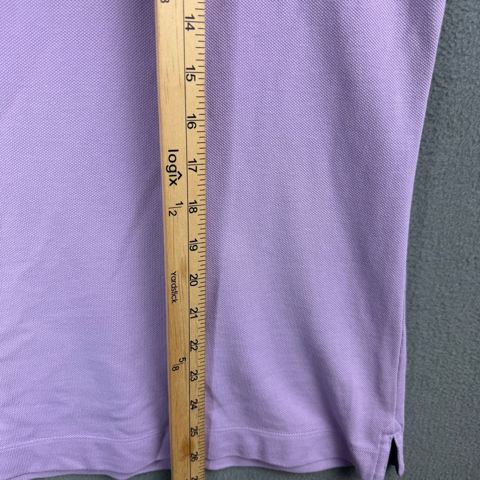 Brooks Brothers 346 Performance Polo Womens Large Purple Original Fit Cotton