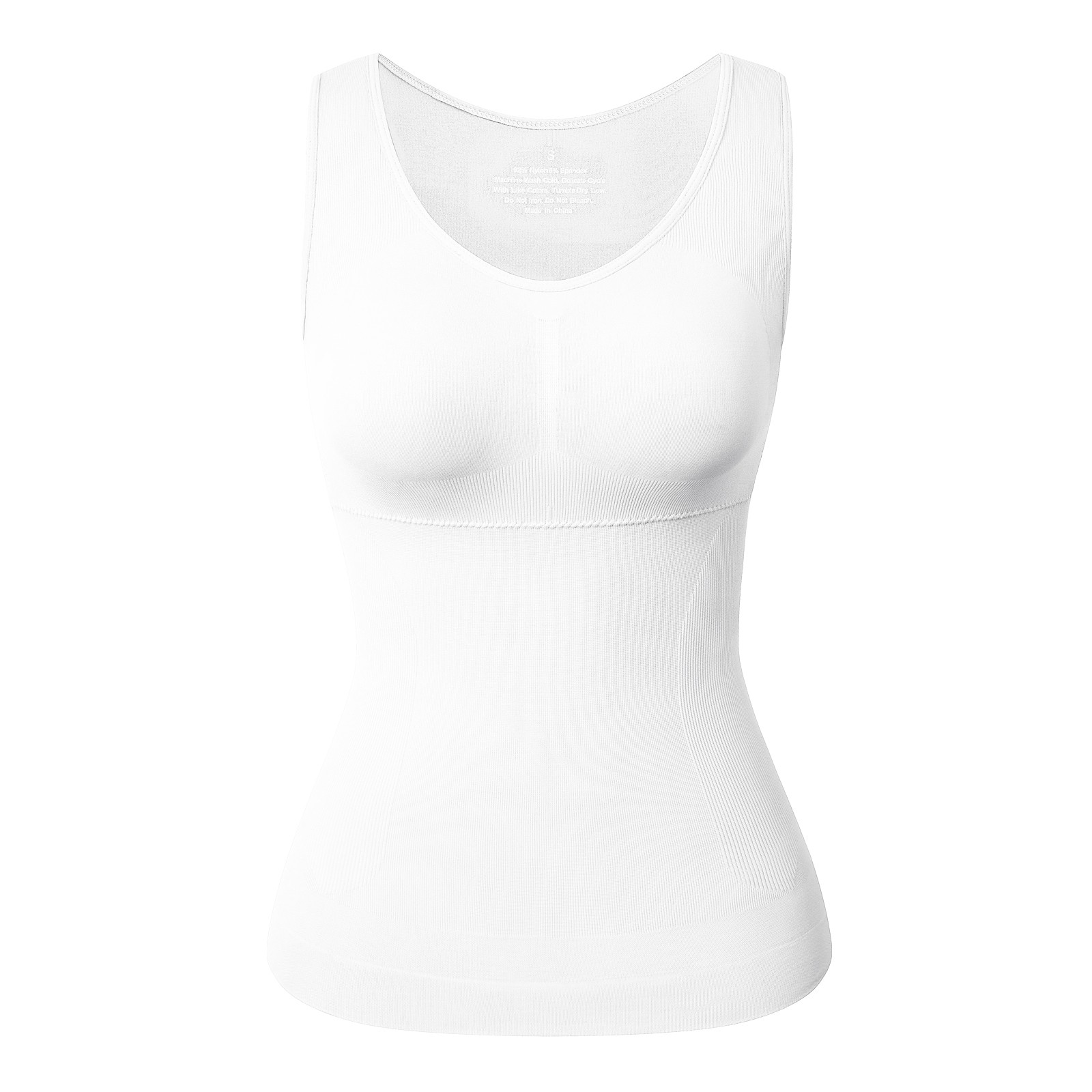 Womens Cami Shaper with Built in Bra Tummy Control Camisole Tank Top Body Shaper