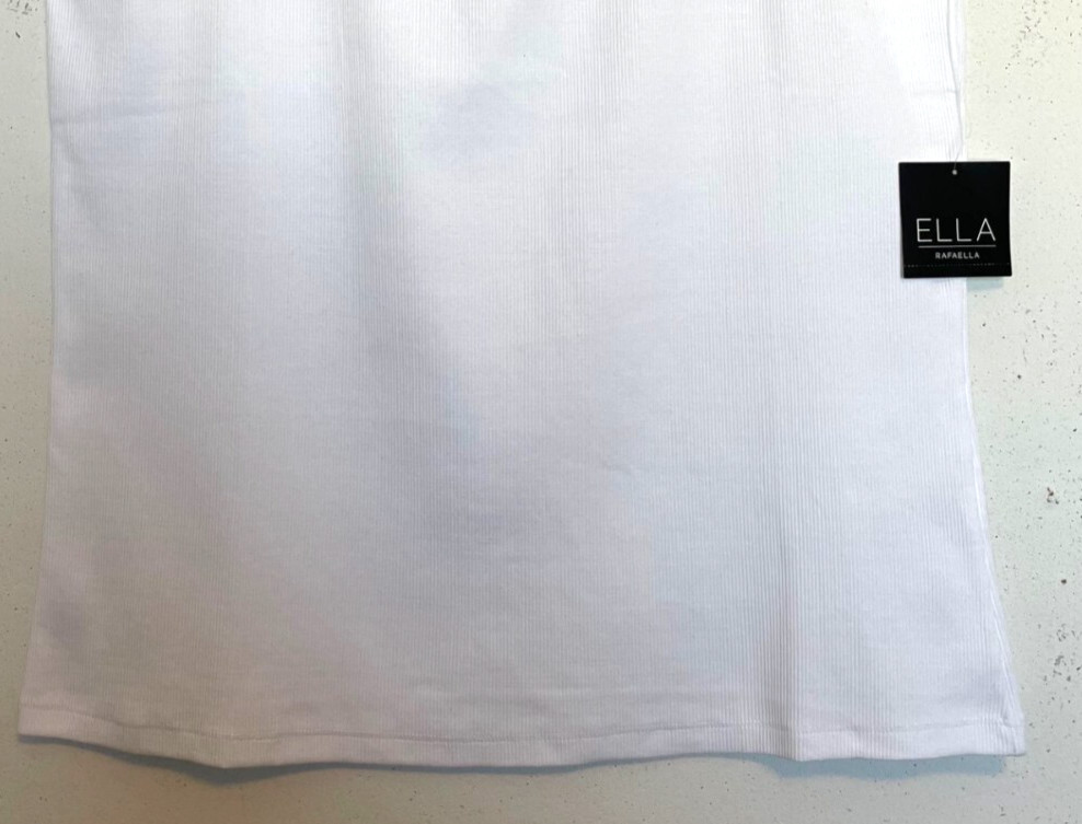 Rafaella Ella Size 3X White sleeveless tank cami, Perfect to layer NWT