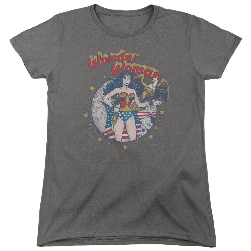 WONDER WOMAN AT YOUR SERVICE Licensed Women’s Graphic Tee Shirt SM-2XL