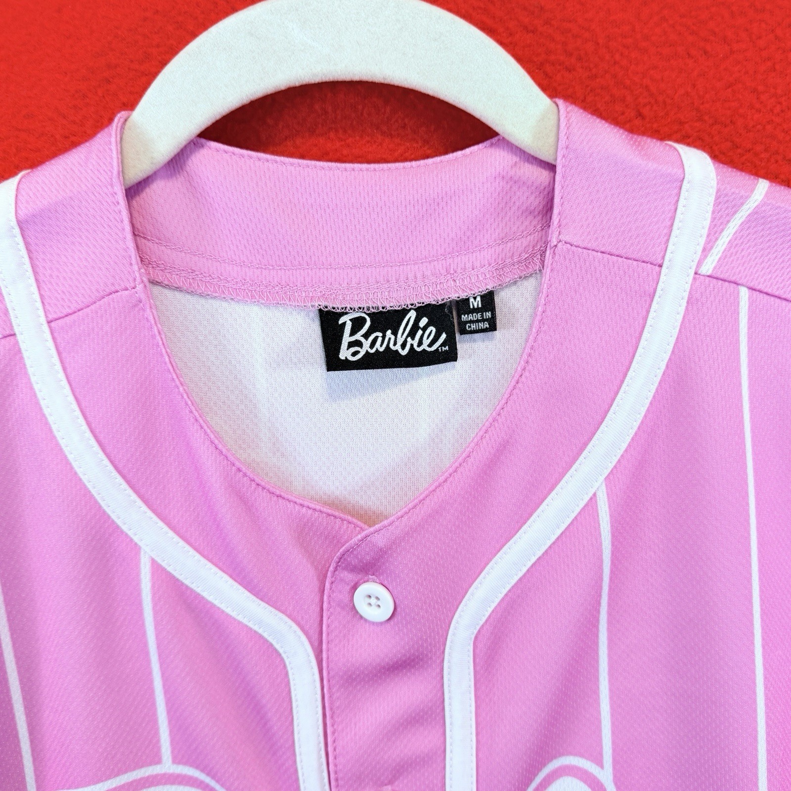 BARBIE … LIVING THE DREAM 1959 … Baseball Jersey … Pink … Size M … NEW