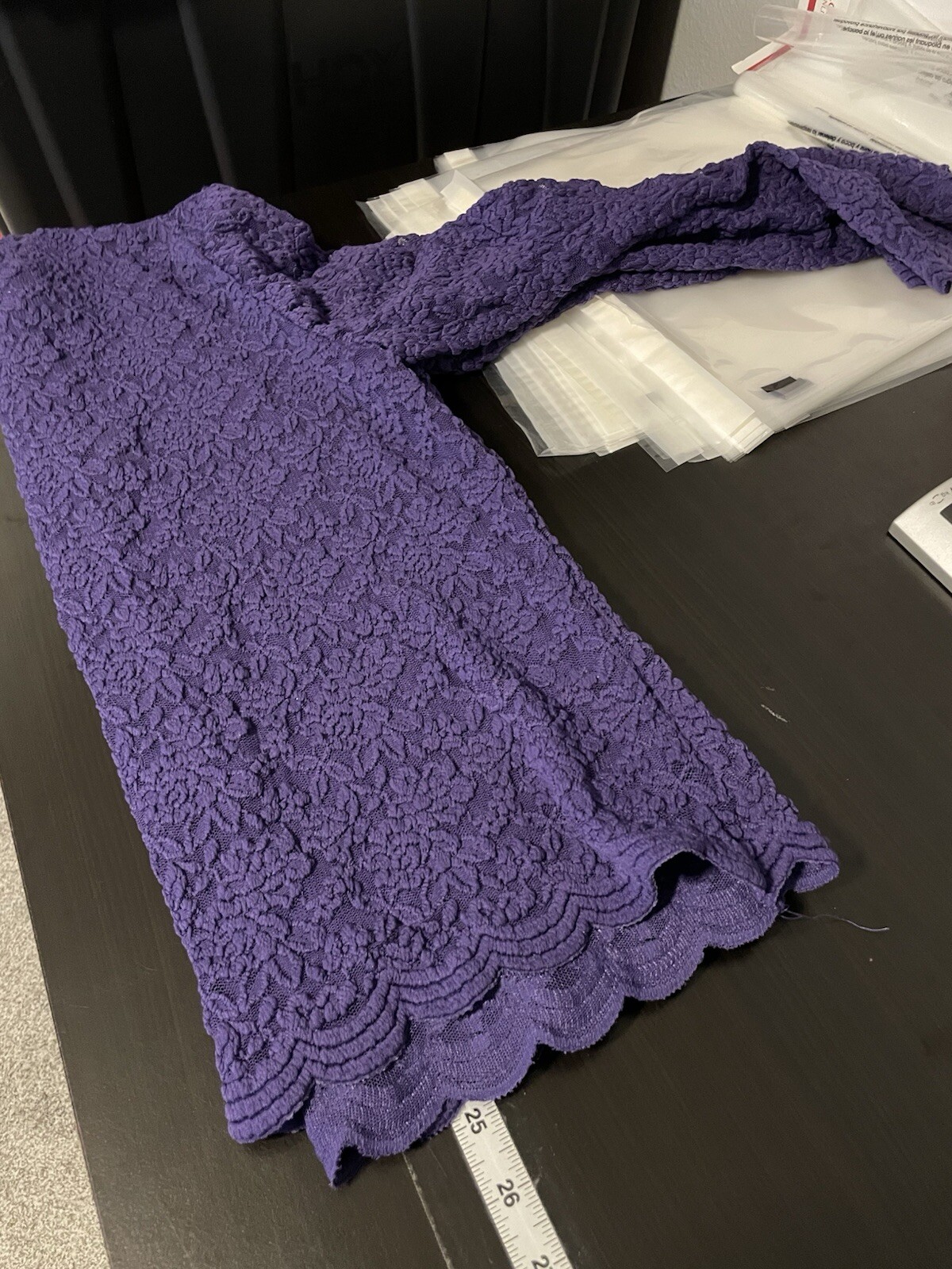 Coldwater Creek Womens Top Large Purple Floral Lace Victorian Romantic Fairy