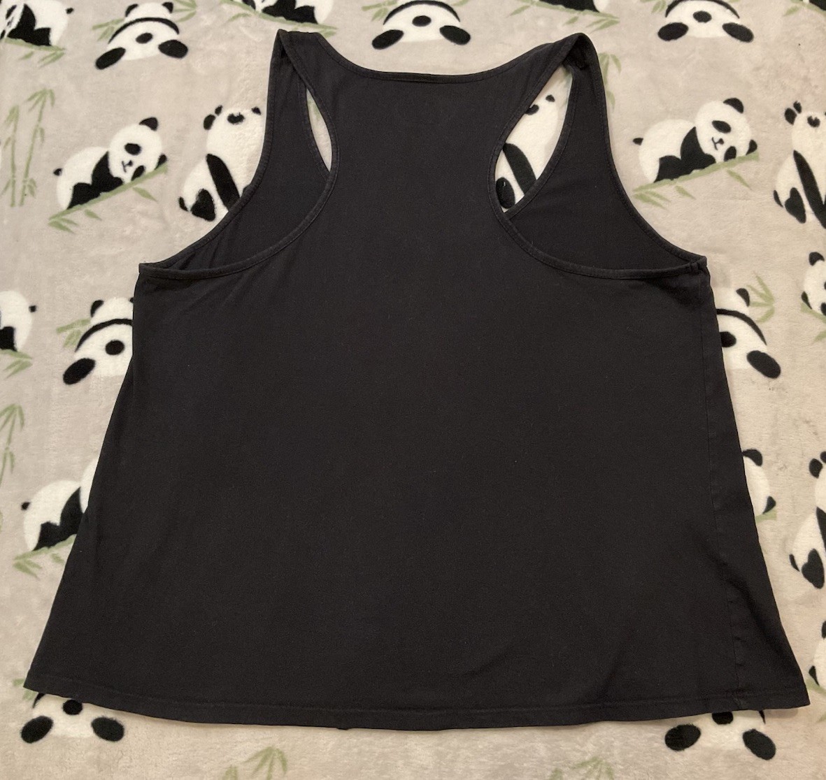 Disney Maleficent Women’s Tank Top Size 2 Black Graphic Print Racer Back