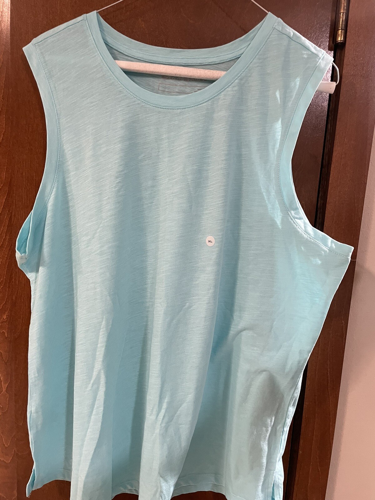 Eddie Bauer Women’s Tryout Tank Top Size XL Lagoon Blue Color