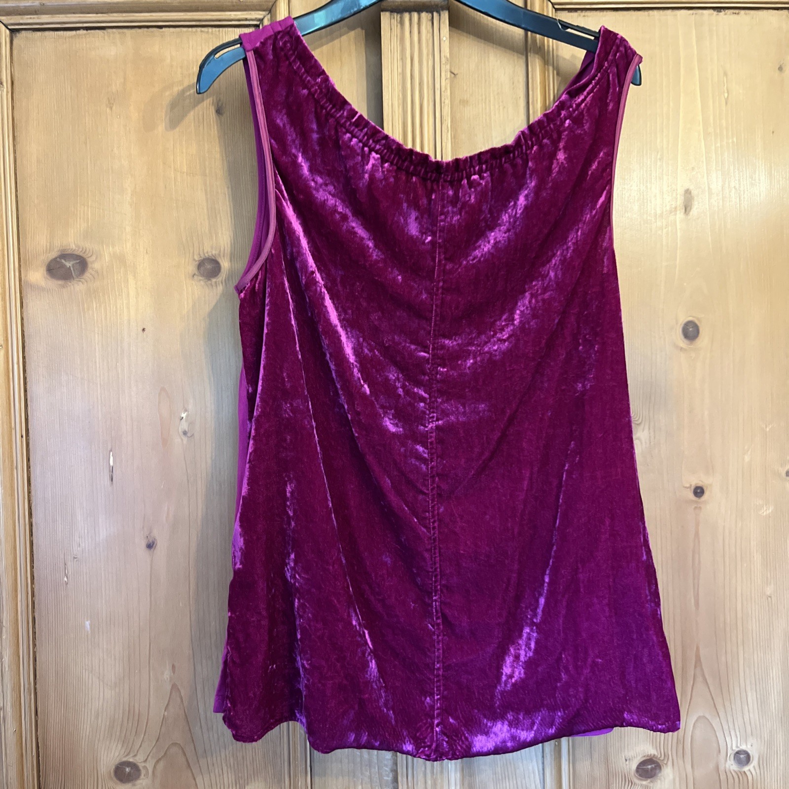 Jigsaw Women’s Purple Velvet Tank Top S